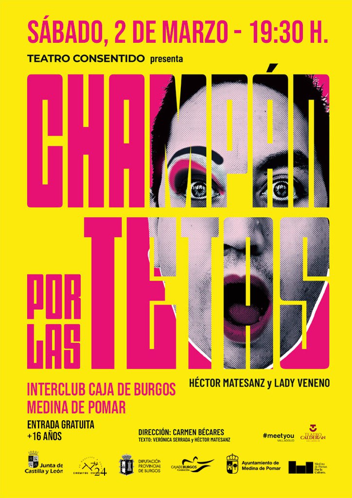 Espectáculo "CHAMPÁN POR LAS TETAS" de la Compañía Teatro Consentido