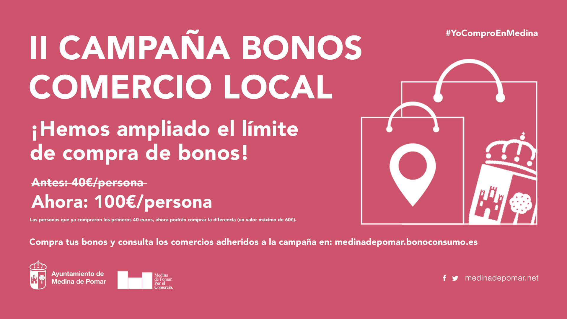 II CAMPAÑA BONOS COMERCIO LOCAL (ampliación límite de bonos a comprar)