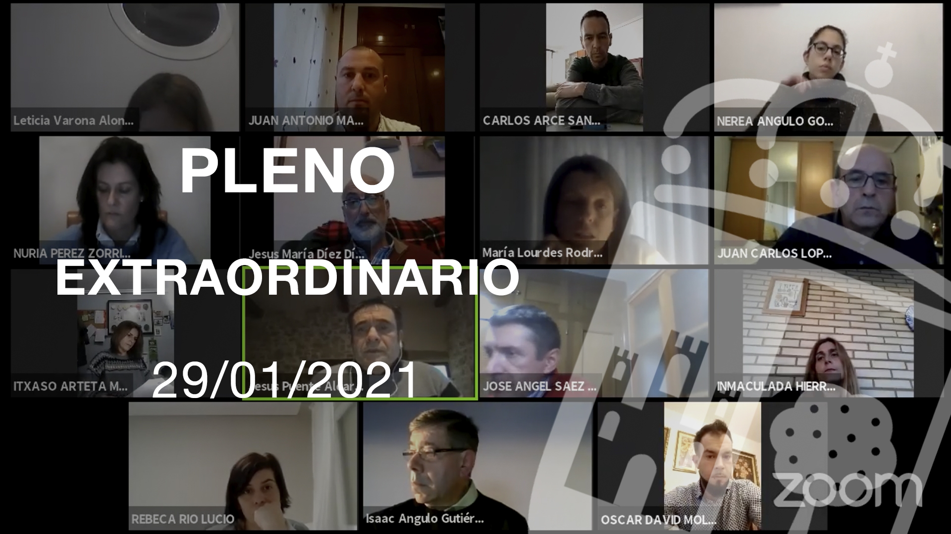 Pleno Extraordinario 29/01/2021