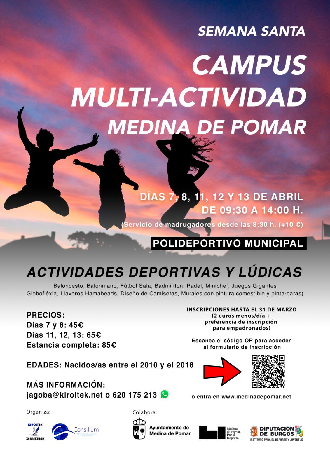 Campus multiactividad Semana Santa