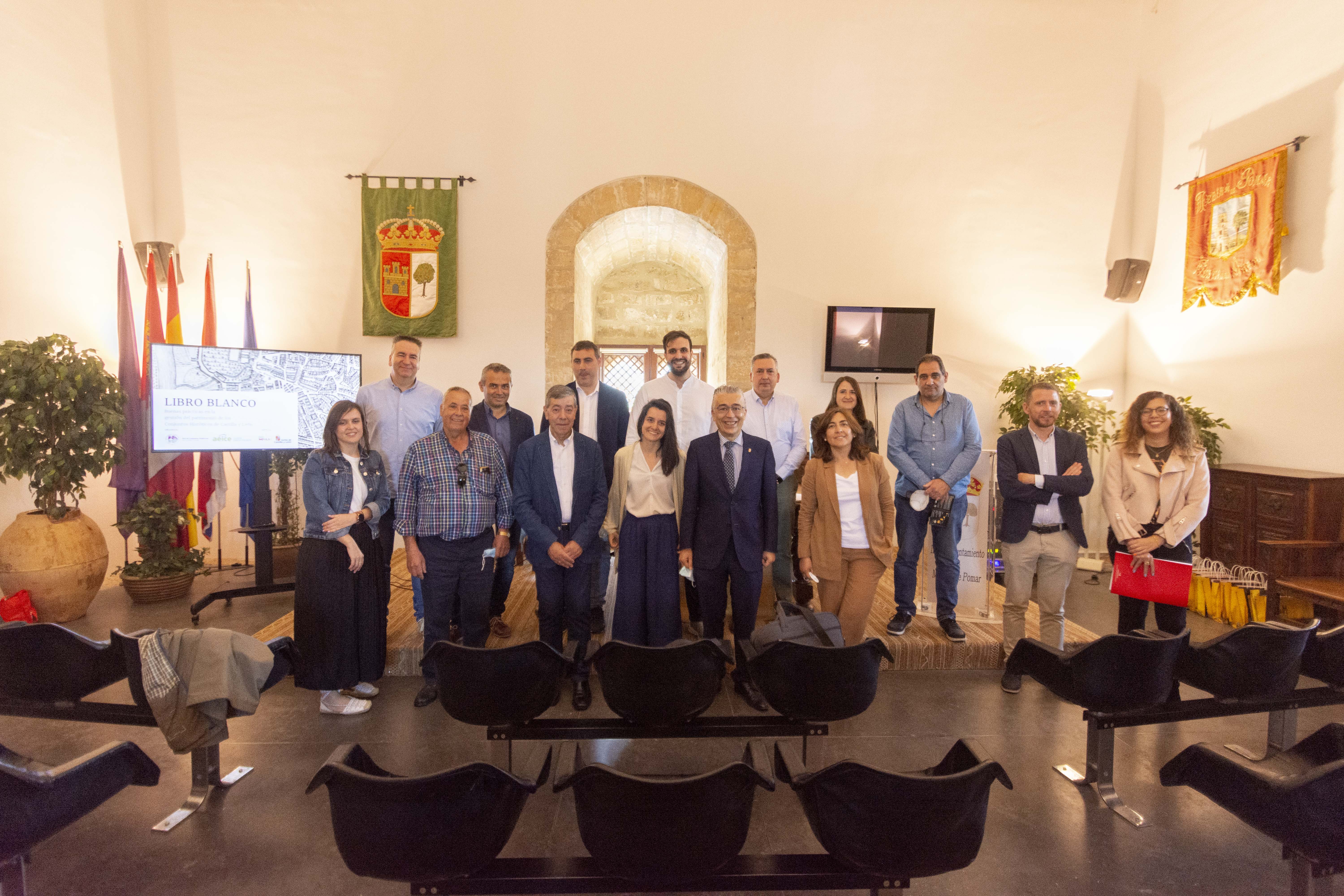 Medina de Pomar acogió la 5ª reunión de trabajo para la mejora de la gestión de los Conjuntos históricos de CyL