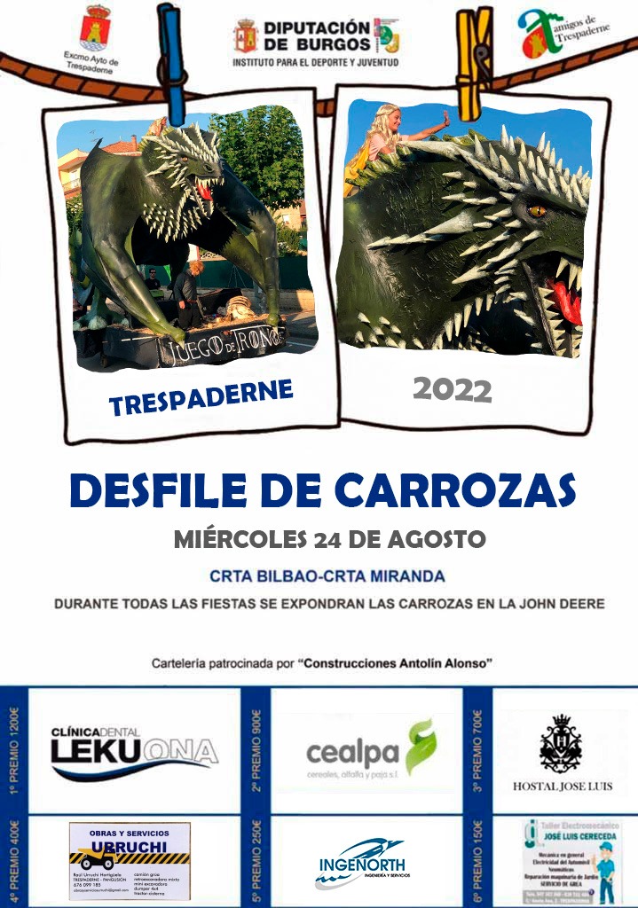 Desfile de Carrozas Fiestas San Bartolomé 2022