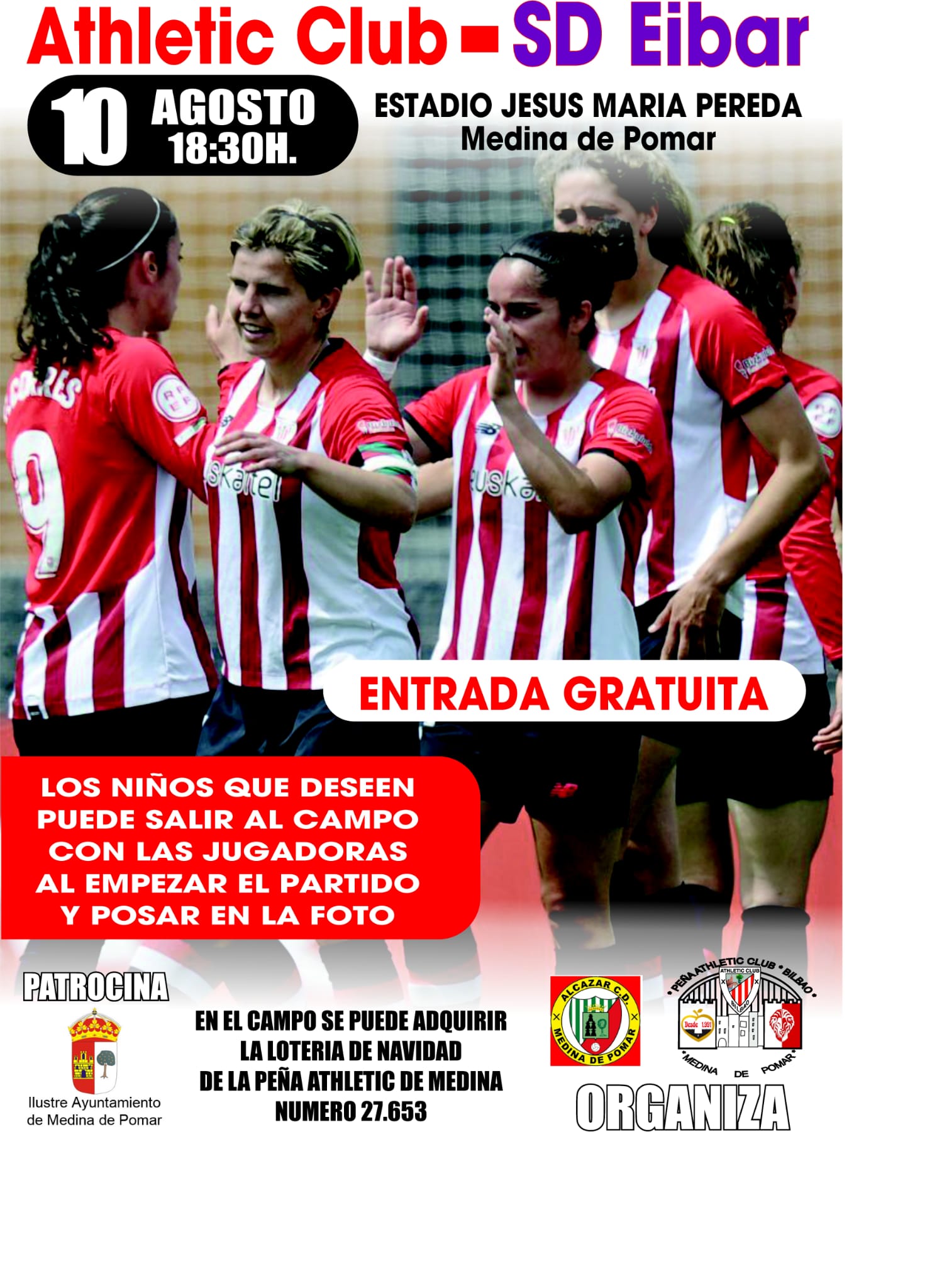 PARTIDO DE FÚTBOL ATHLETIC CLUB - SD EIBAR