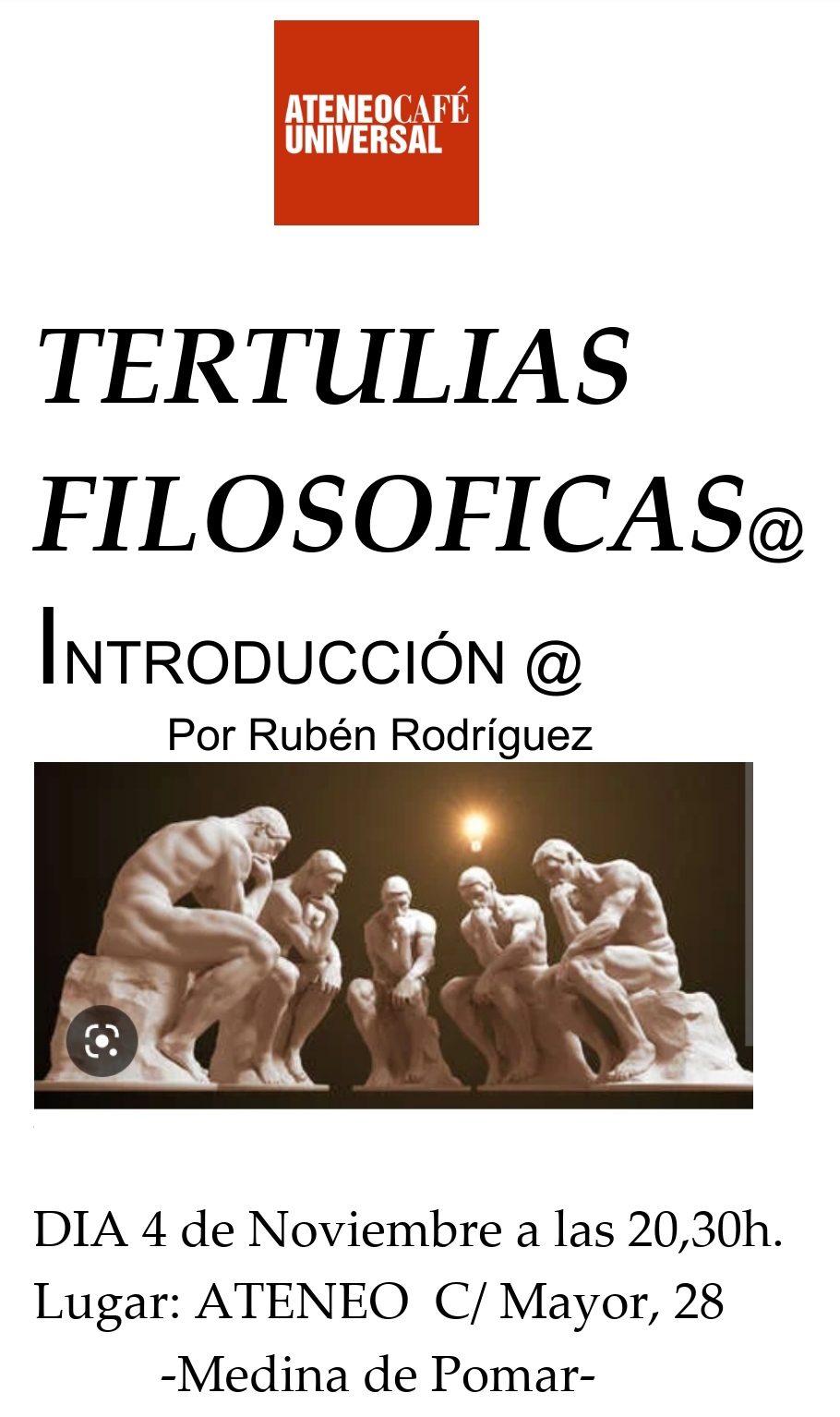 TERTULIAS FILOSÓFICAS