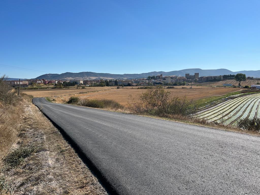 Nuevo pavimento en varias zonas de Medina de Pomar