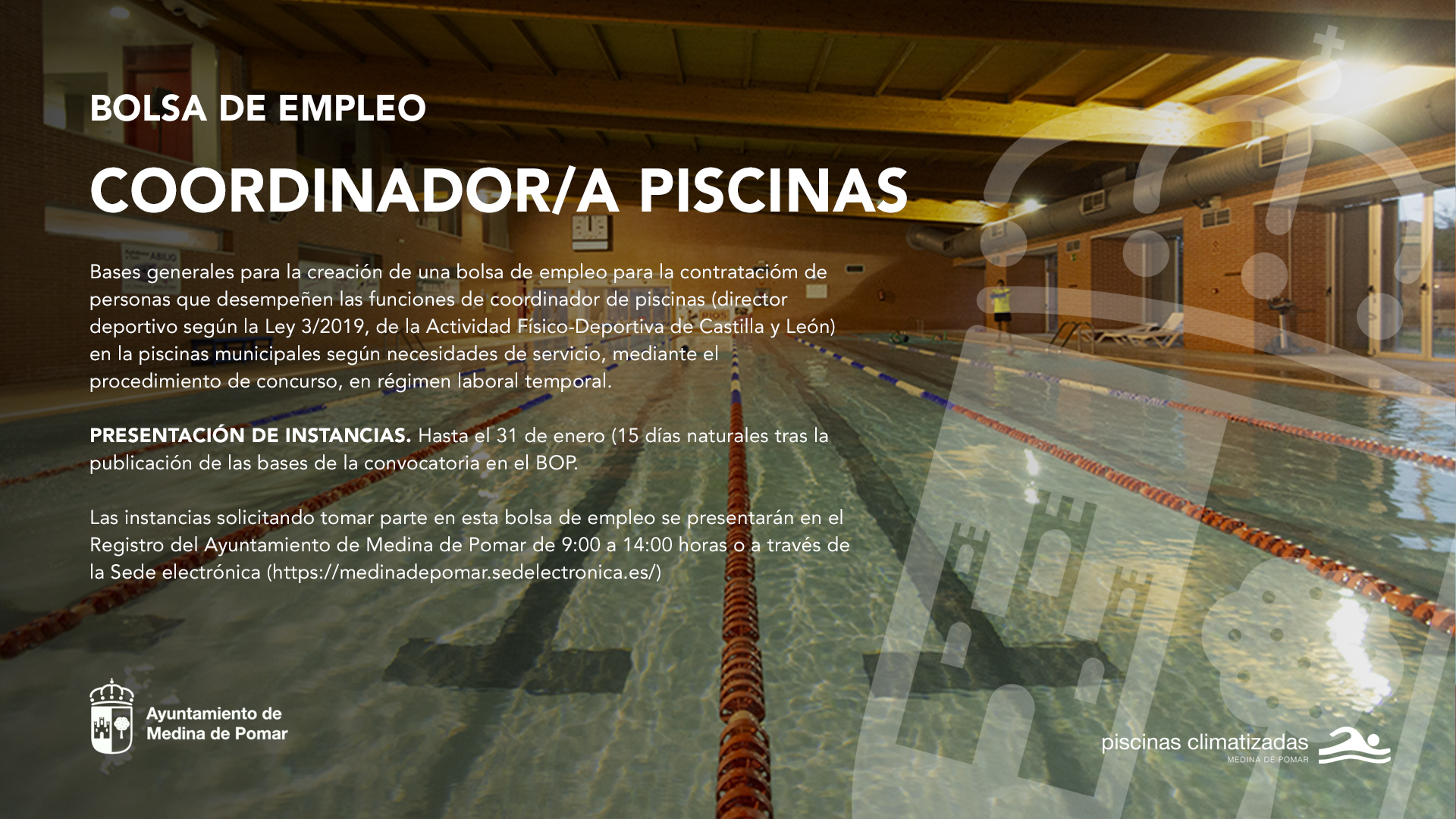 coordinador piscinas