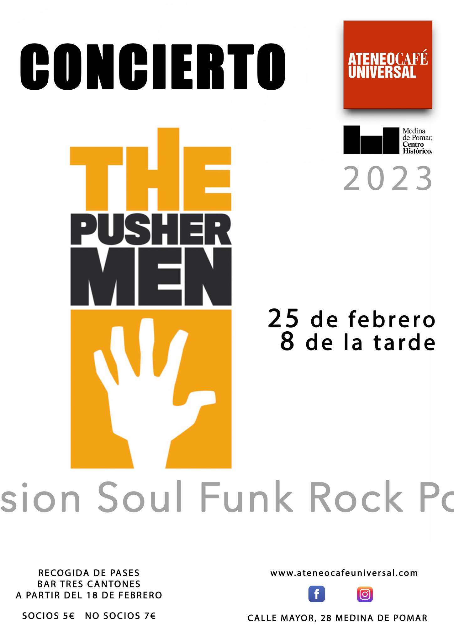 CONCIERTO 'THE PUSHERMEN'