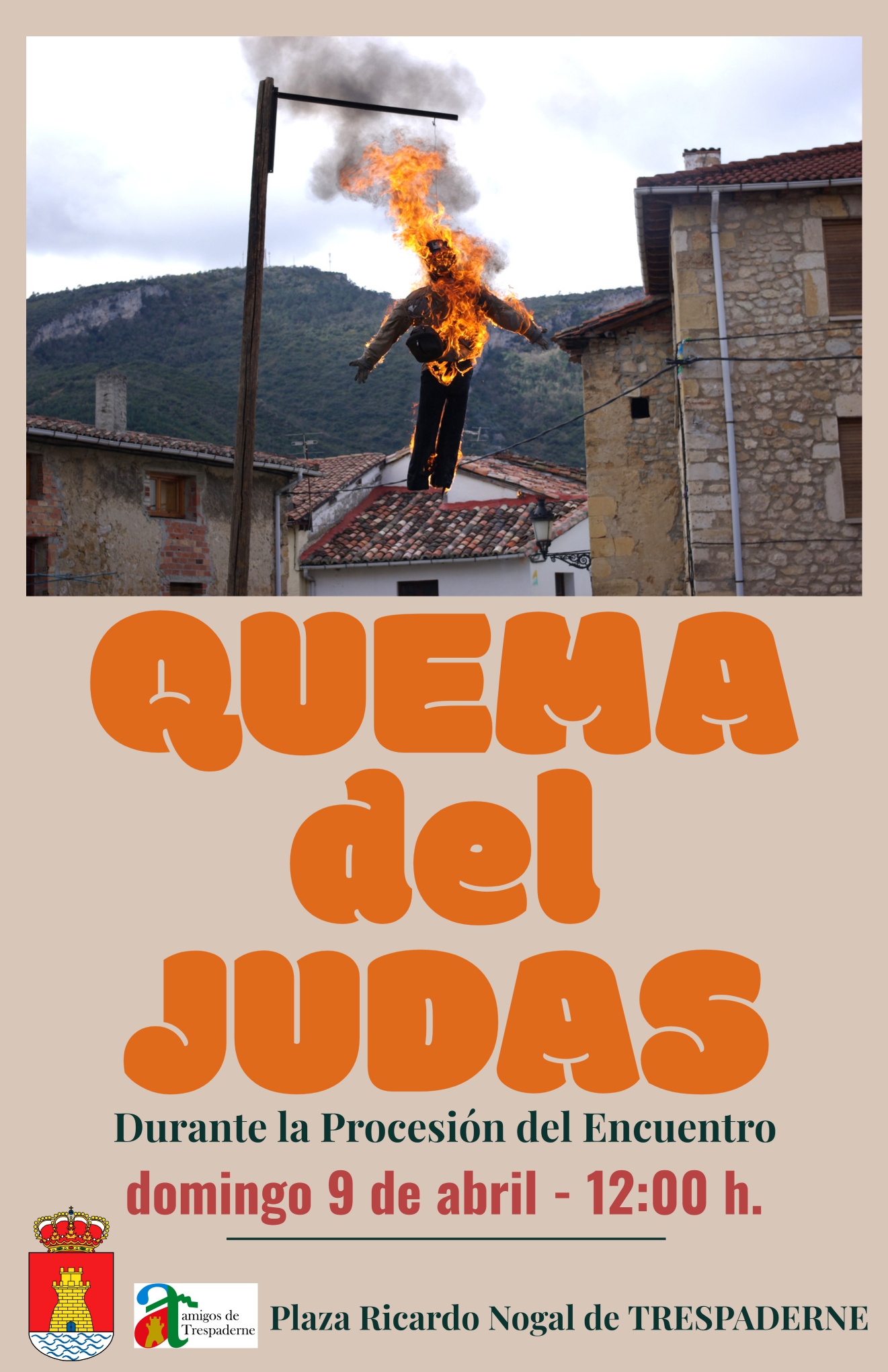 Quema del Judas 2023 en Trespaderne