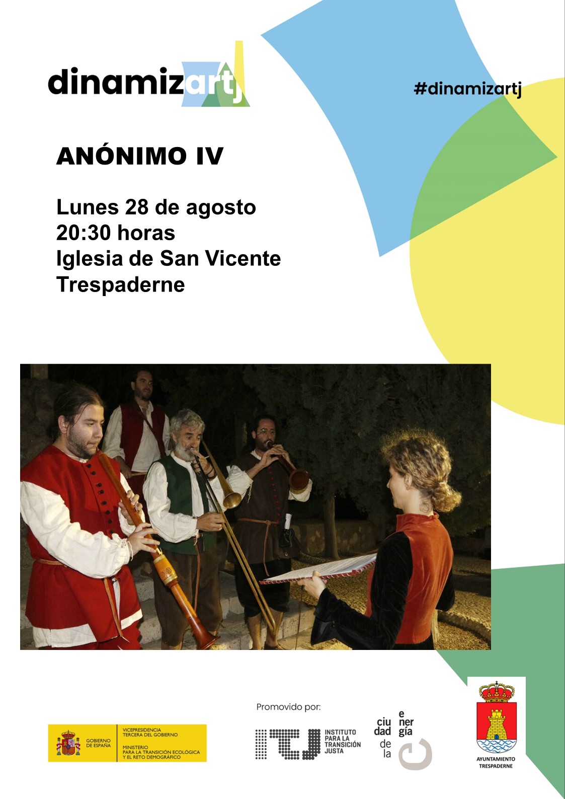 Ensamble de música renacentista y medieval a cargo del grupo ANÓNIMO IV