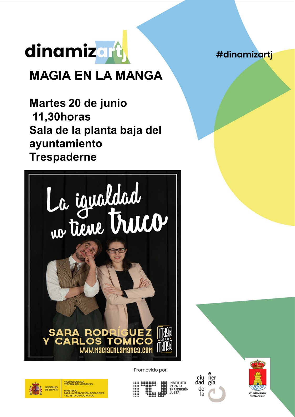 Espectáculo de magia La igualdad no tiene truco