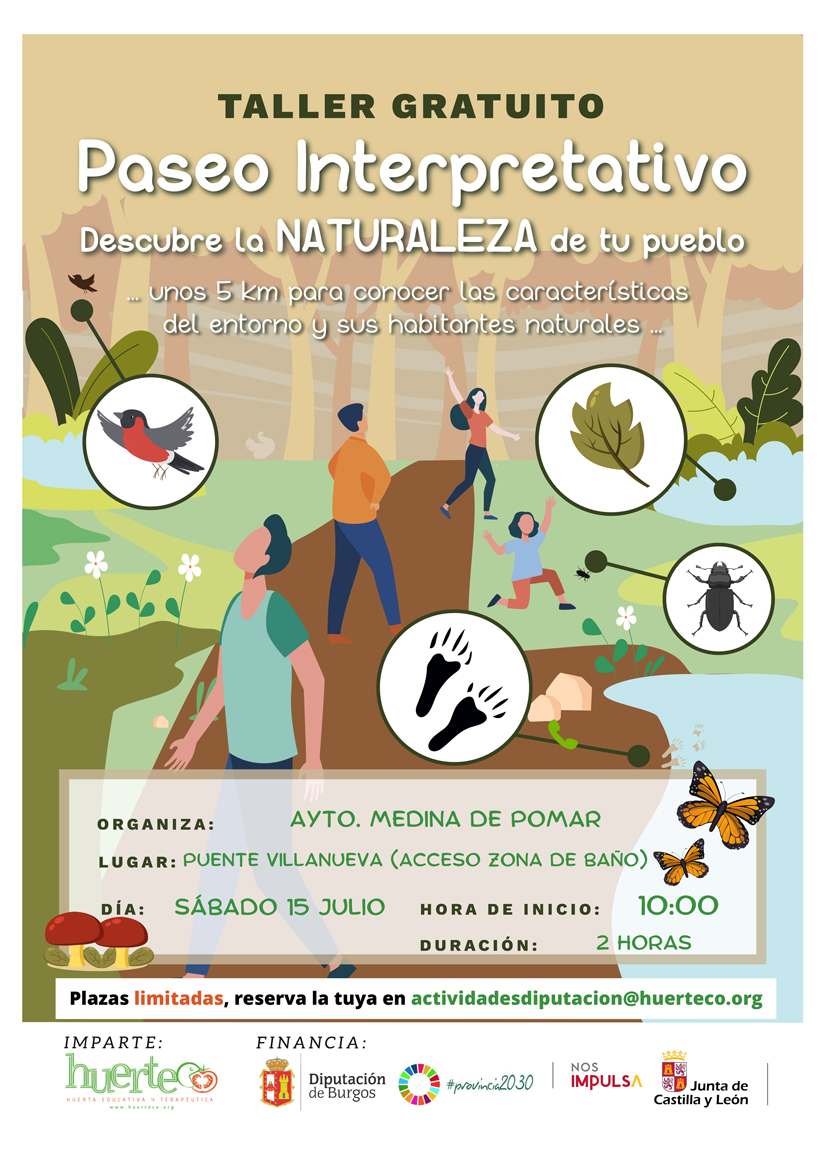 Paseo Interpretativo. Descubre la naturaleza de tu pueblo.