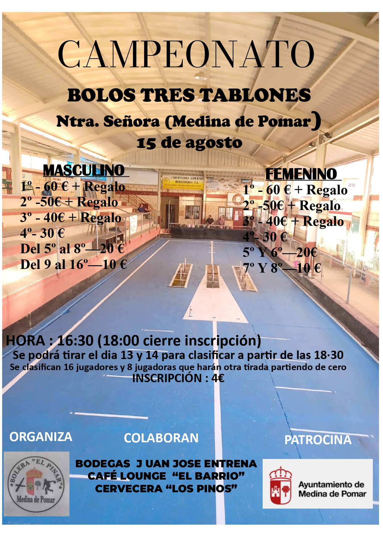 CAMPEONATO BOLOS Ntra. Señora
