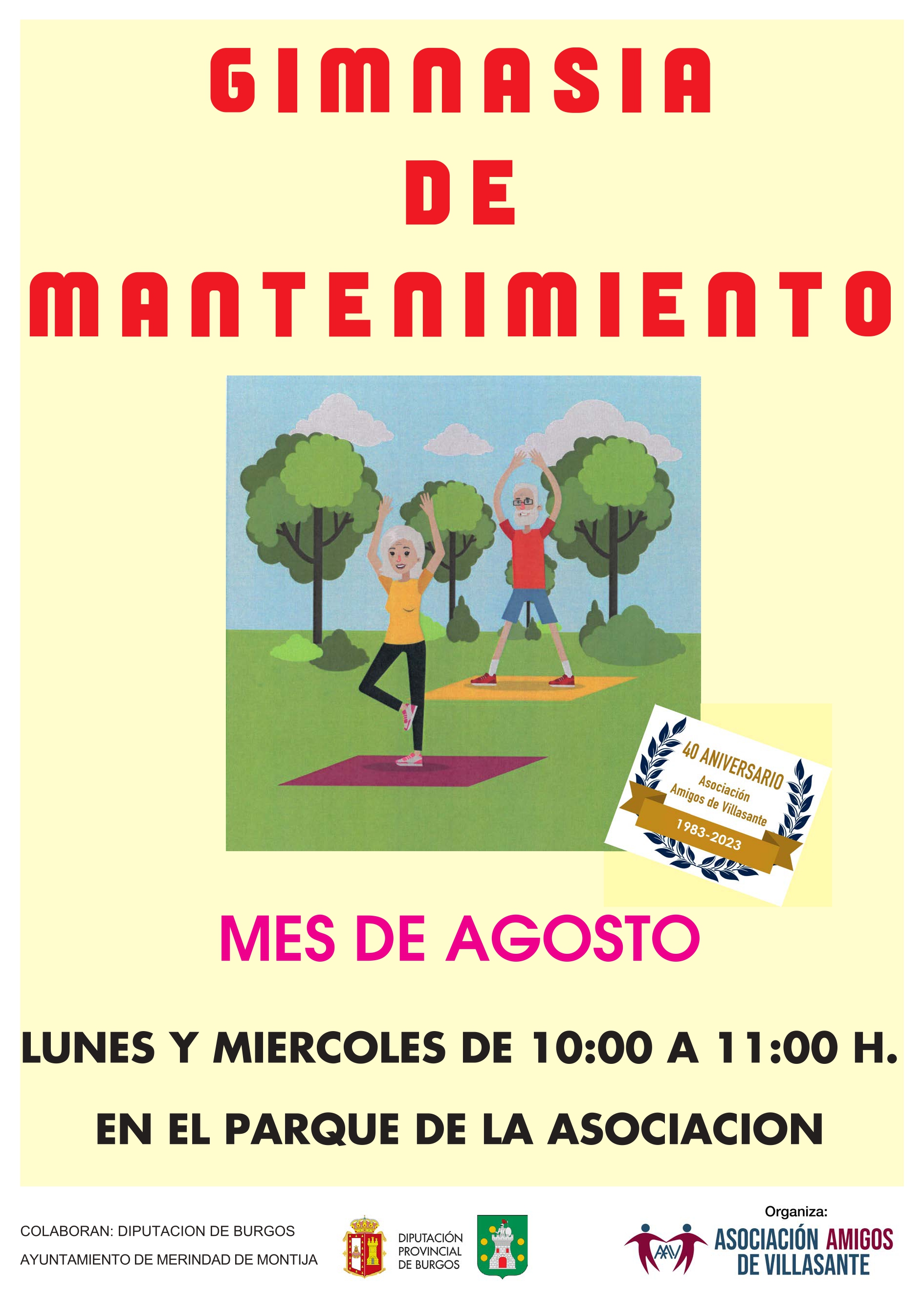 GIMNASIA de mantenimiento