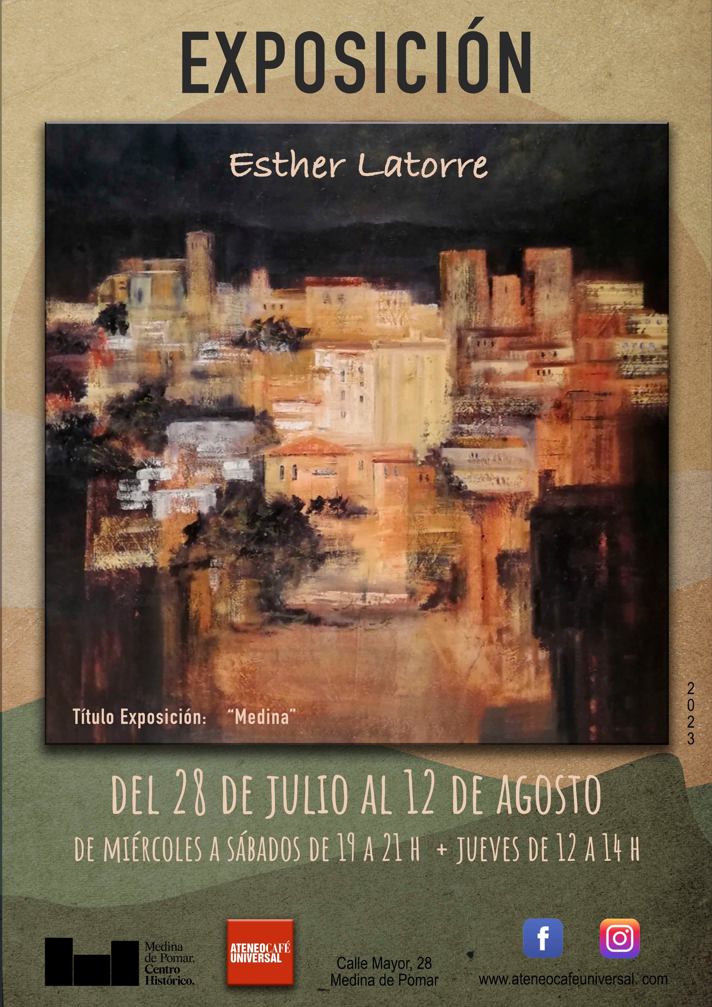 EXPOSICIÓN PÌNTURA 'Medina' Esther Latorre