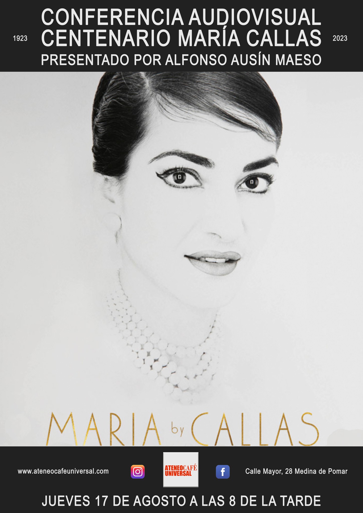 Conferencia audiovisual: Centenario María Callas