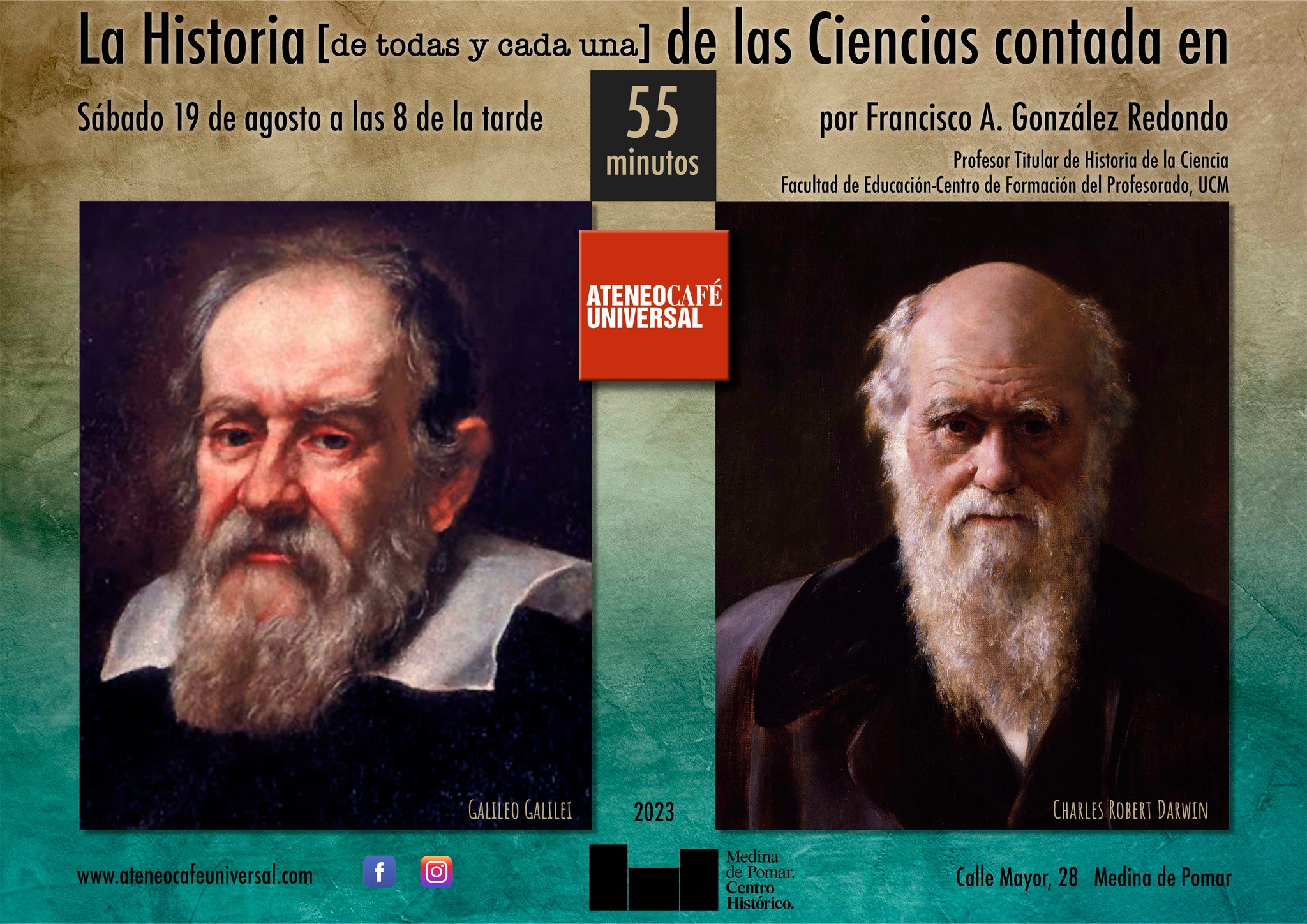 La historia [de todas y cada una] de las Ciencias contada en 55 minutos