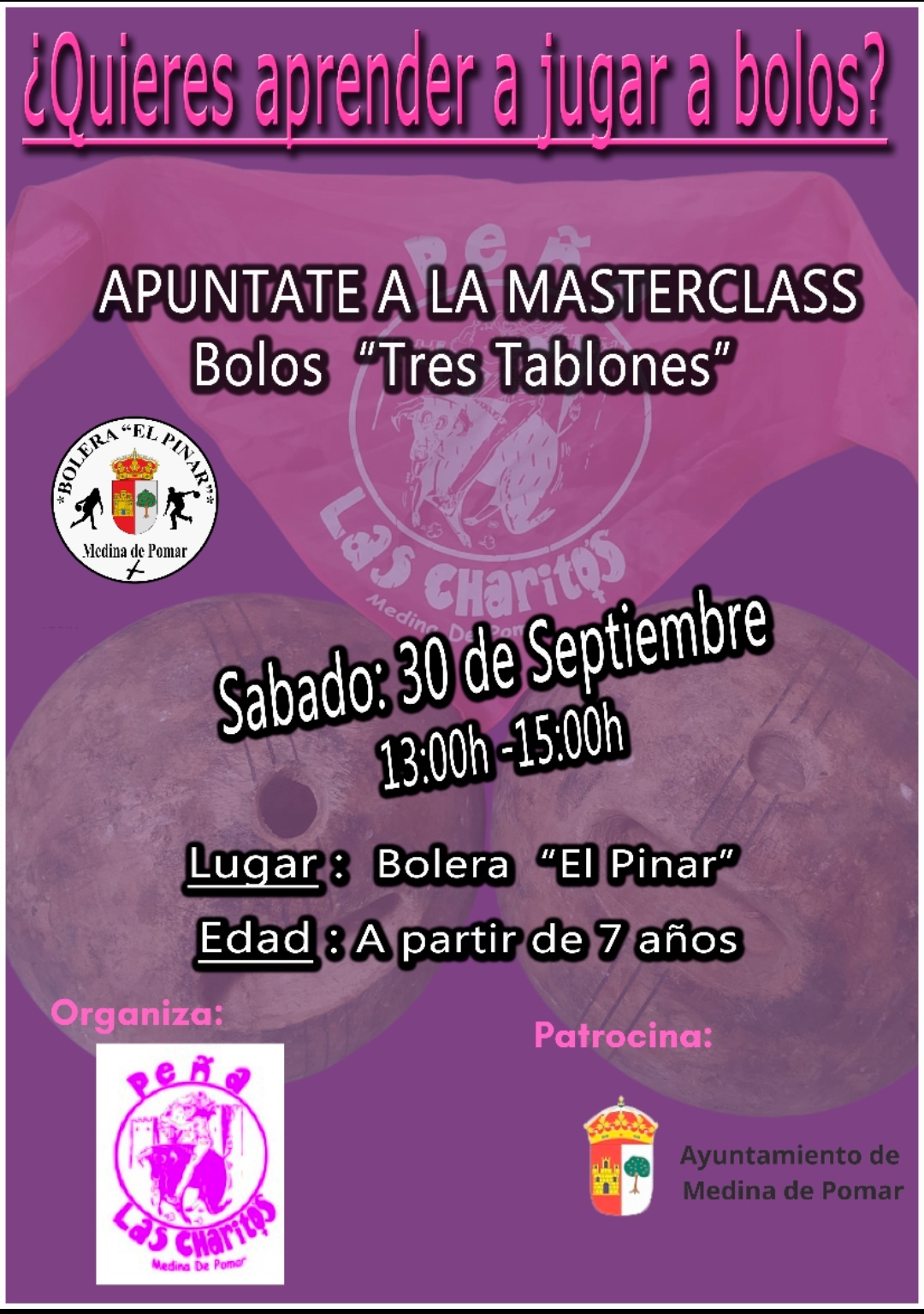 MASTERCLASS BOLOS TRES TABLONES