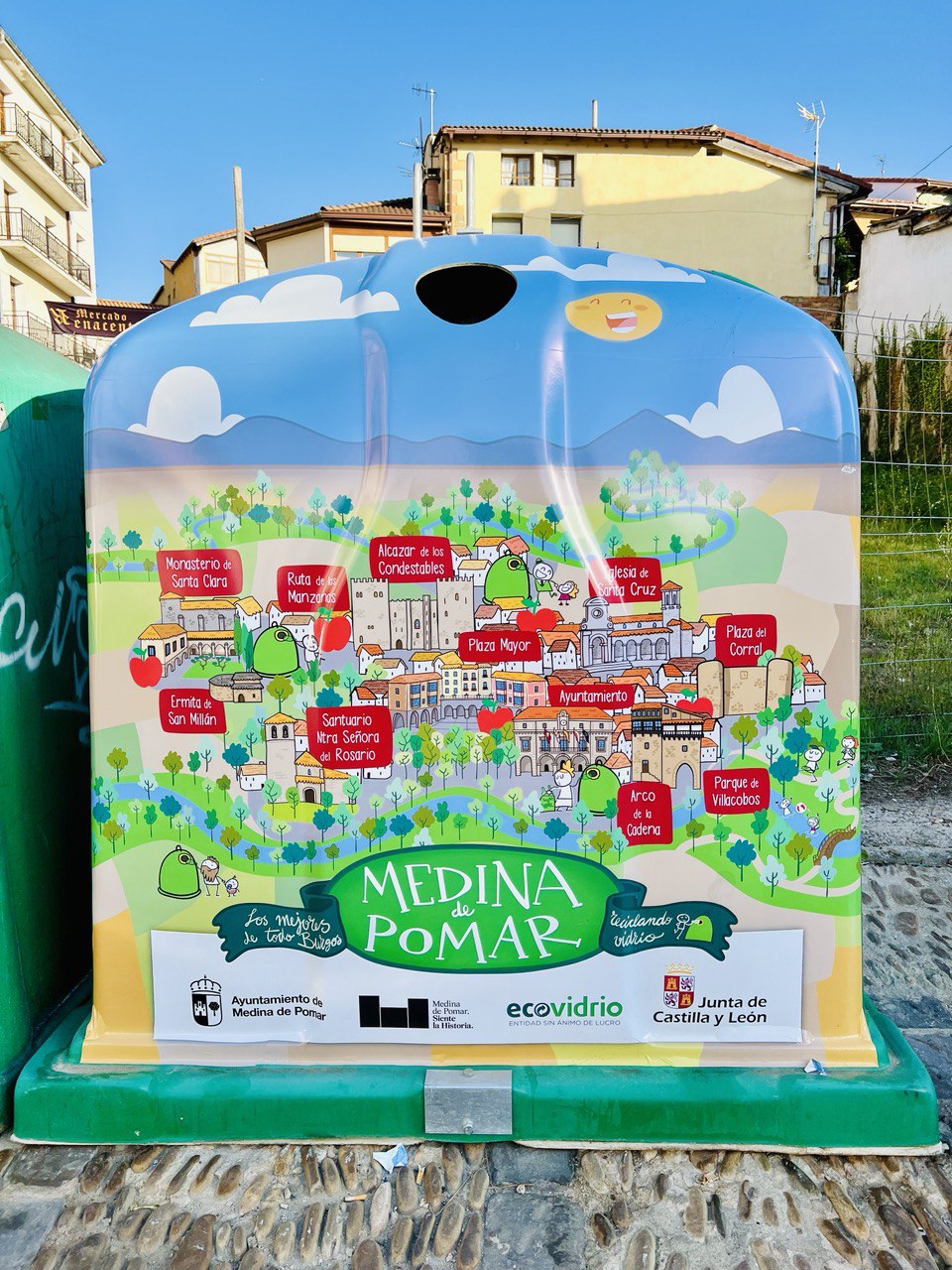 Medina supera el reto de reciclaje de Ecovidrio y la JCyL