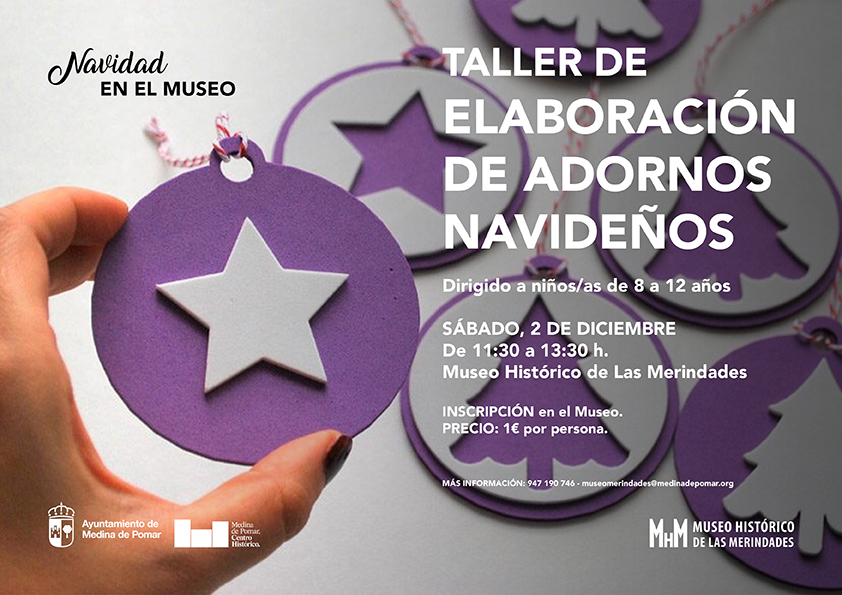 TALLER ELABORACIÓN DE ADORNOS NAVIDEÑOS