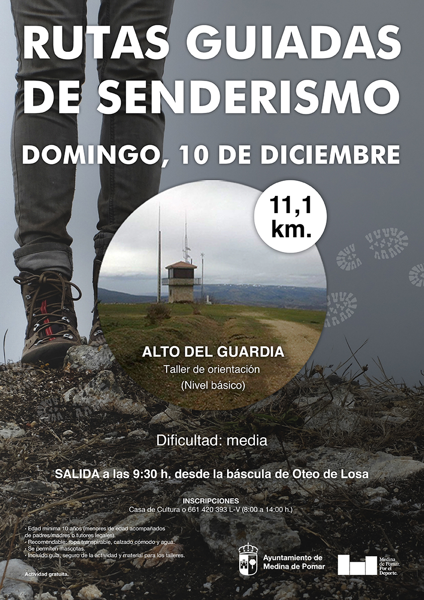 RUTA GUIADA DE SENDERISMO