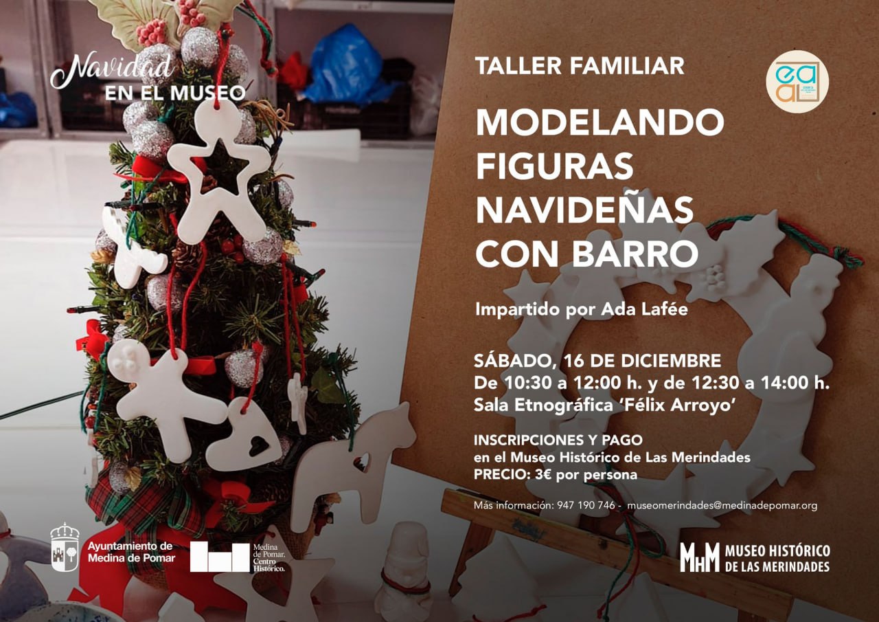 TALLER FIGURAS NAVIDAD CON BARRO