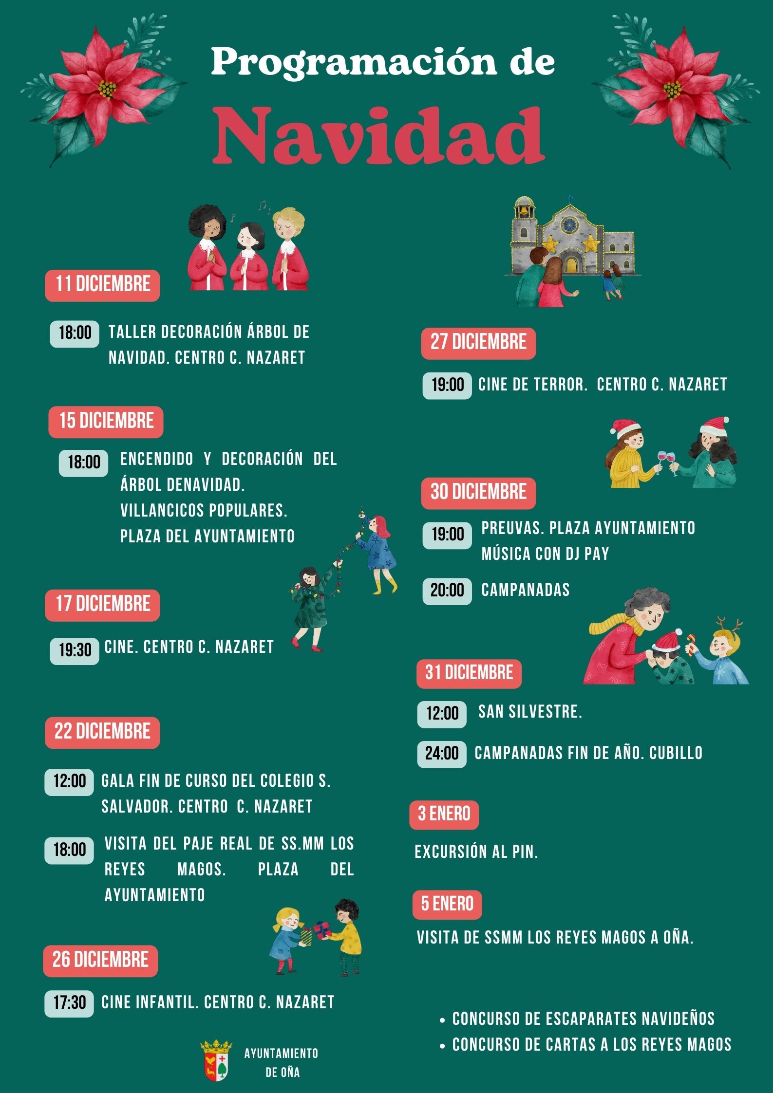 Programación navideña en Oña