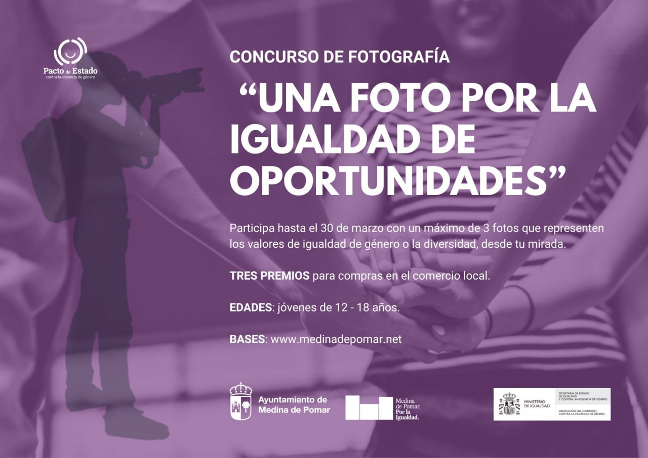 Concurso de fotografía "Una foto por la igualdad de oportunidades"