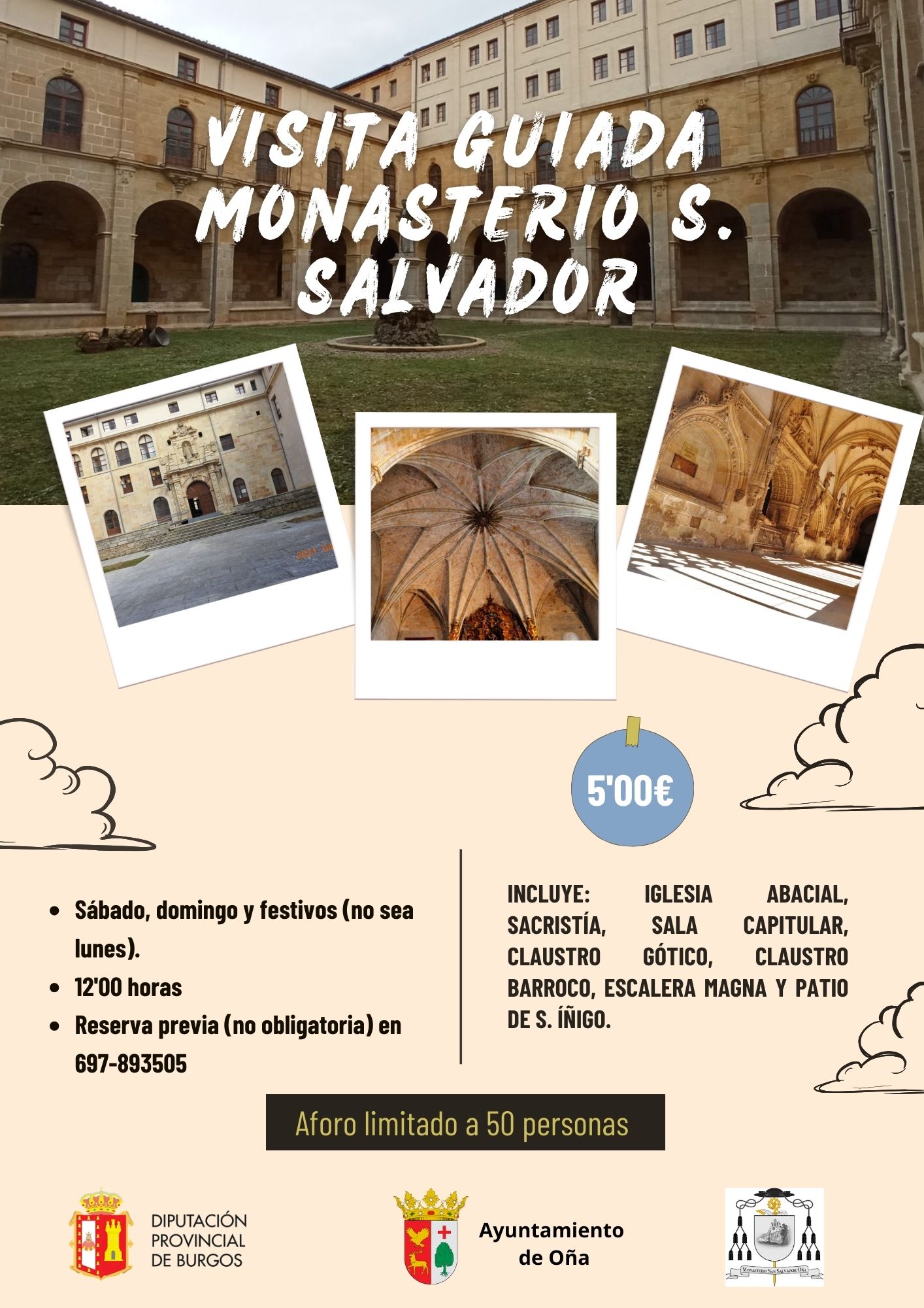 Visita guiada monasterio de S. Salvador