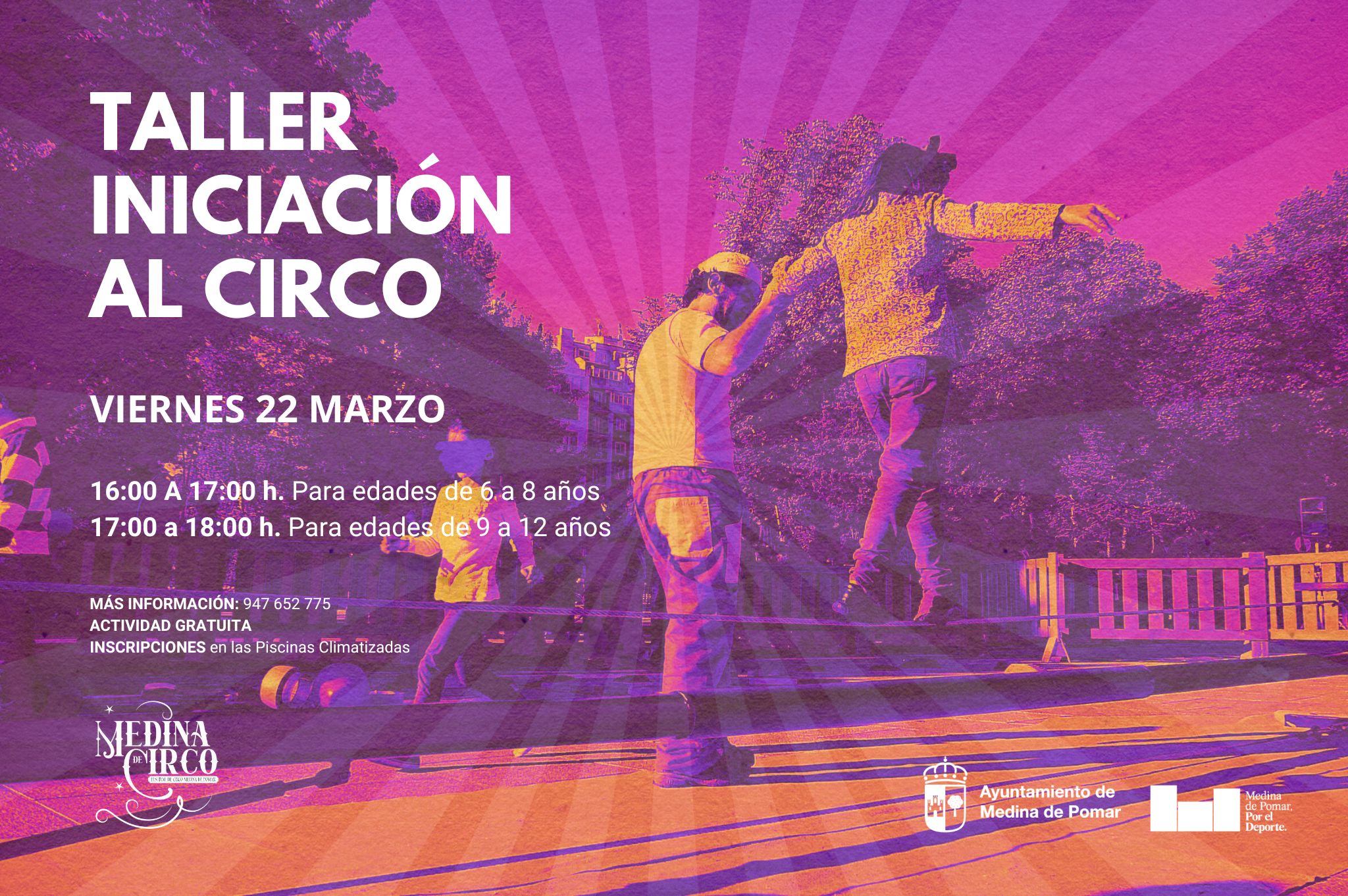 Taller iniciación al circo