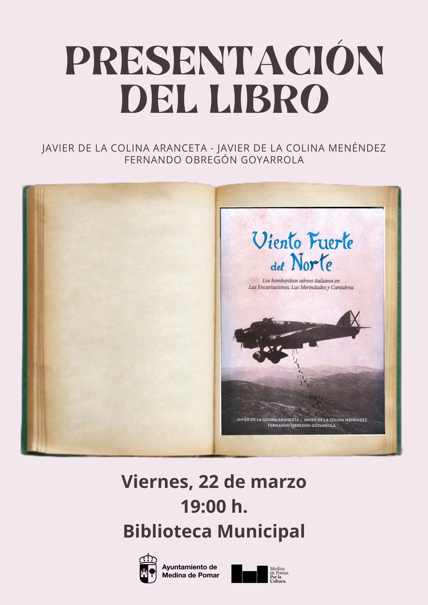 Presentación del libro "Viento Fuerte del Norte"