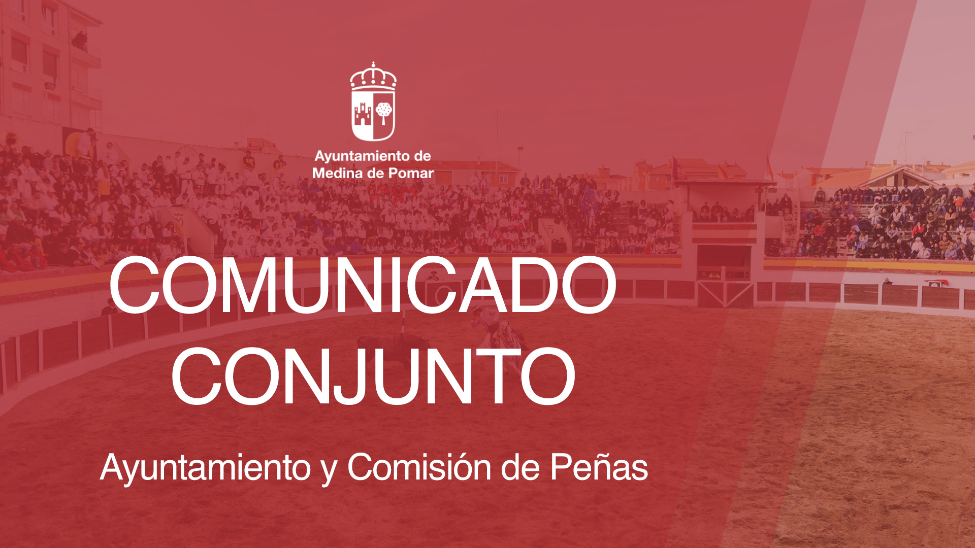COMUNICADO CONJUNTO Ayuntamiento y Comisión de Peñas
