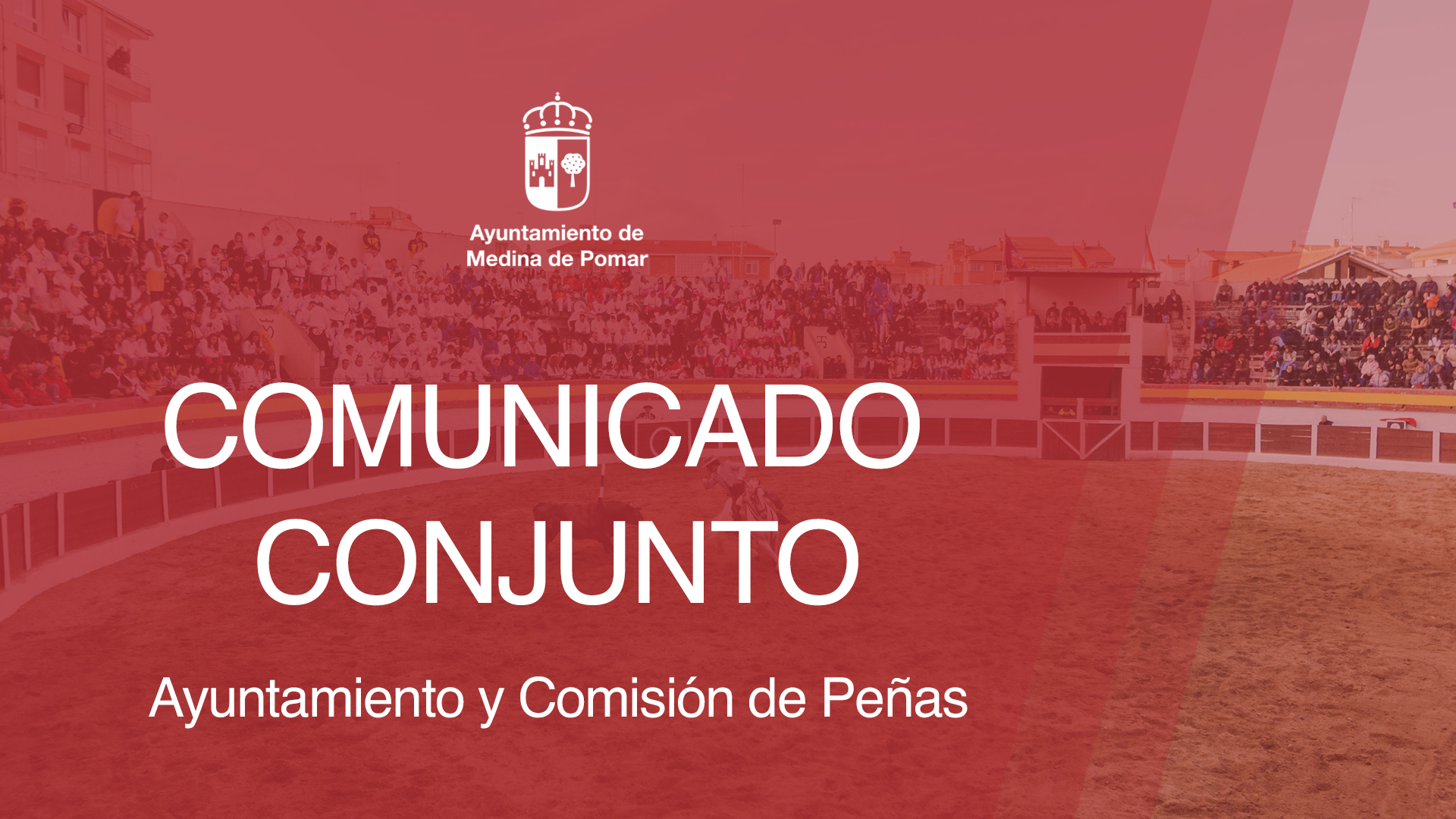 COMUNICADO CONJUNTO AYTO Y COMISIÓN DE PEÑAS