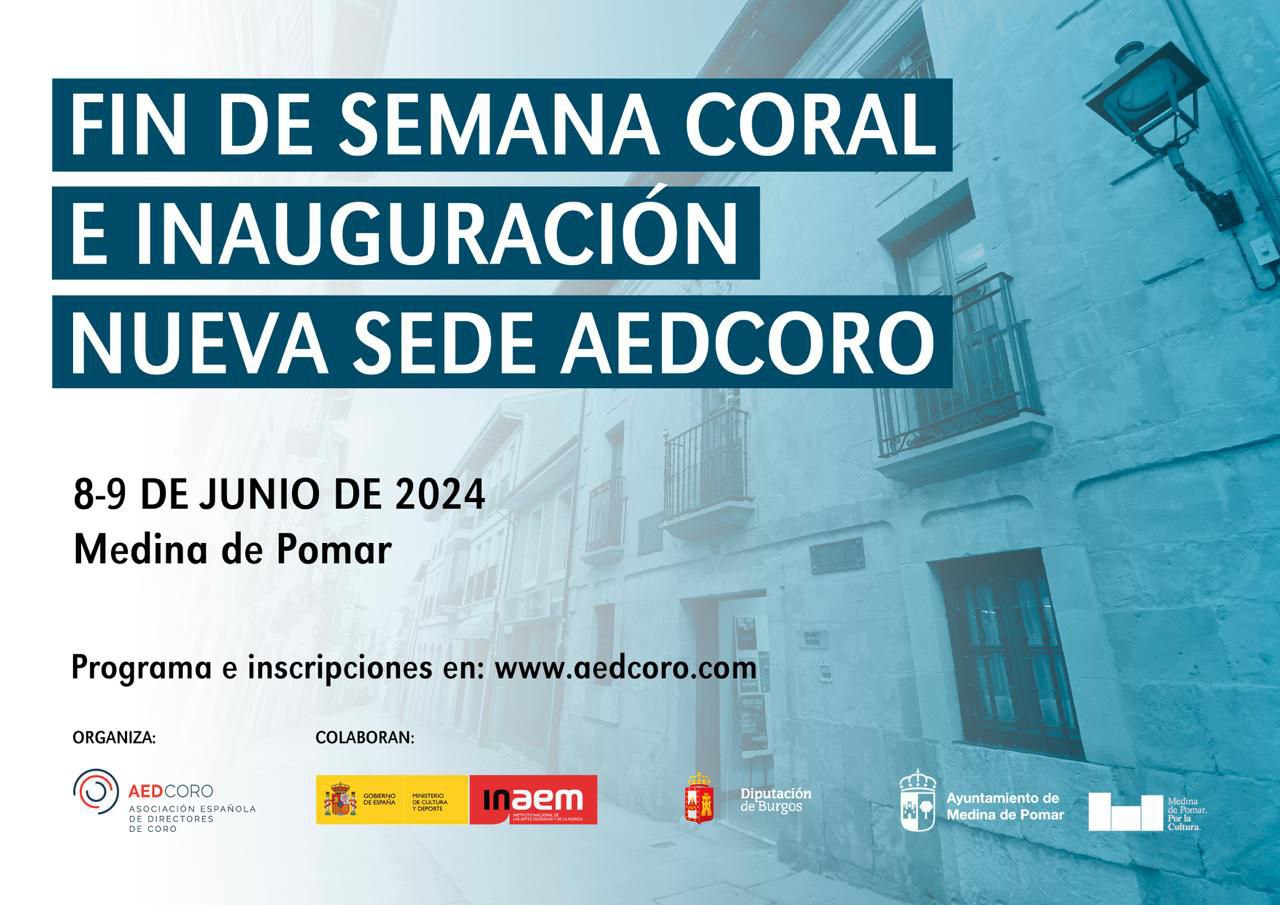 Fin de semana coral e inauguración nueva sede aedcoro