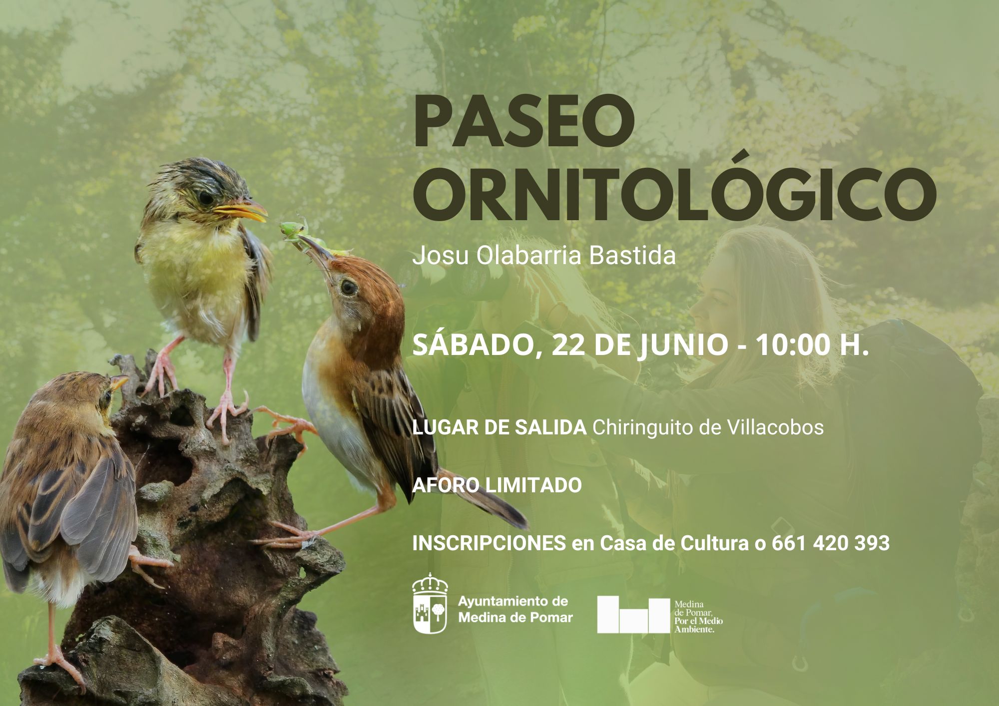 Paseo ornitológico por Josu Olabarria Bastida