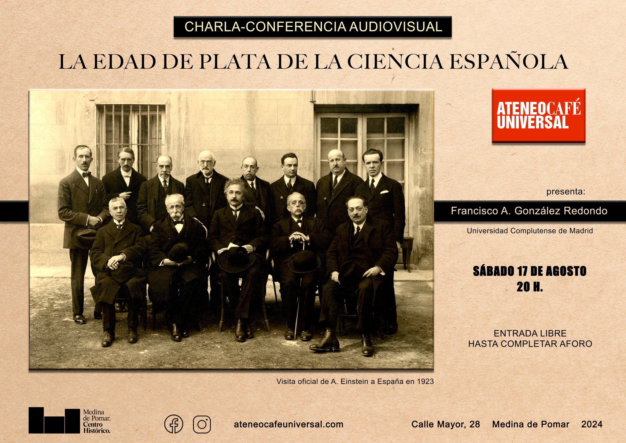 Conferencia "La edad de plata de la cultura española"