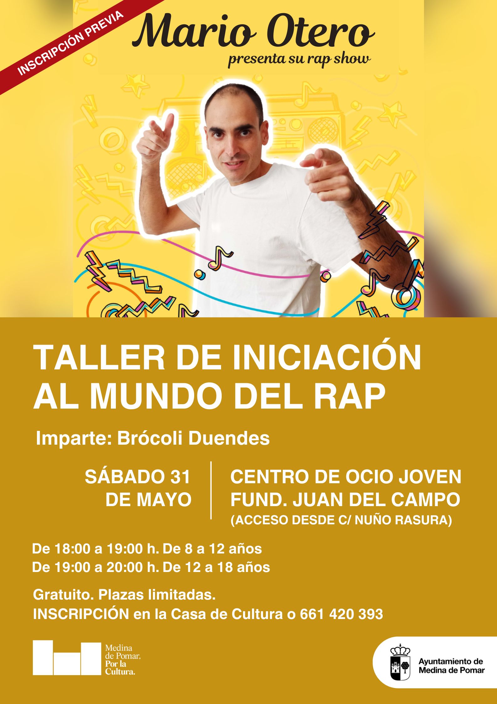 TALLER DE INICIACIÓN AL MUNDO DEL RAP