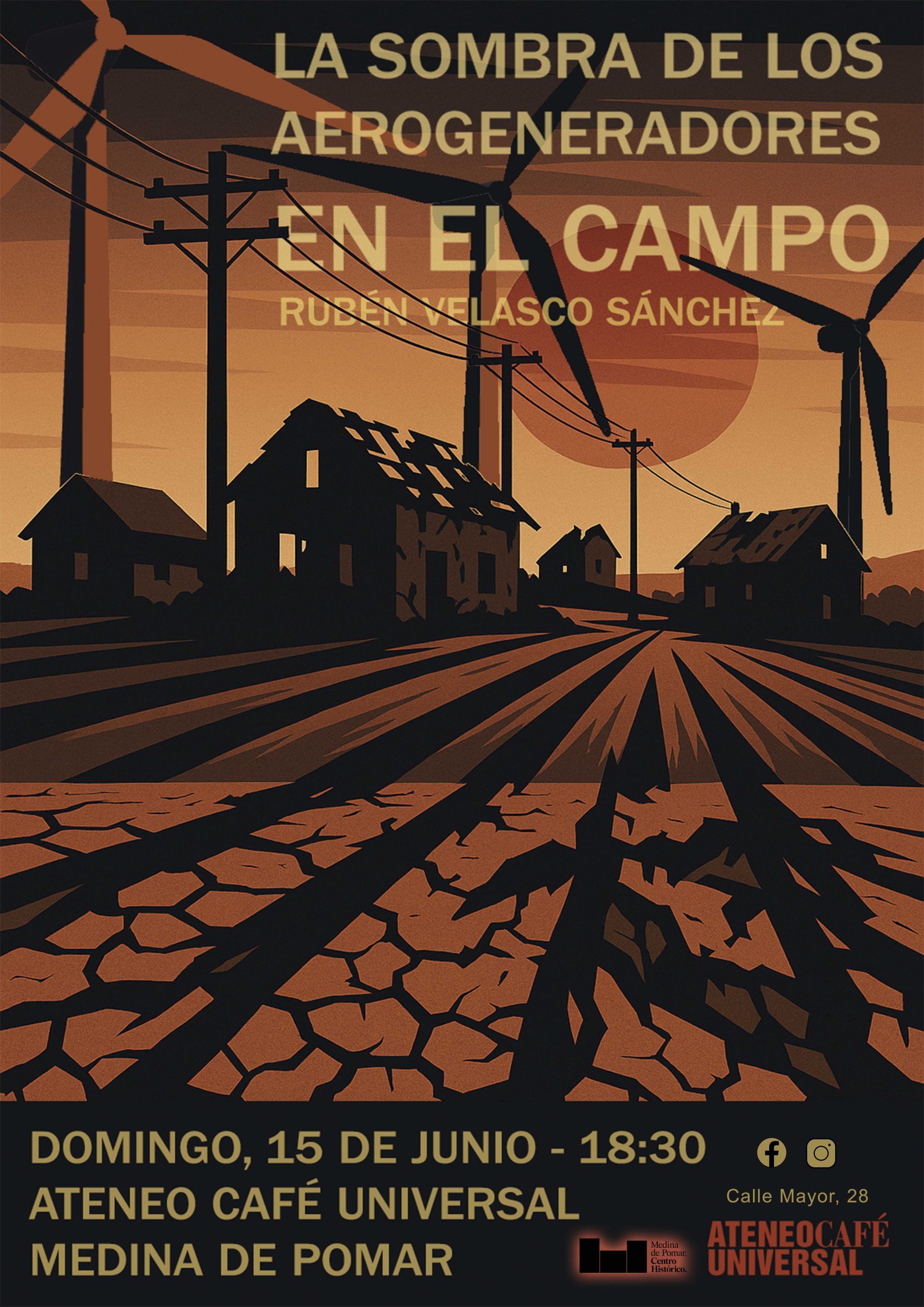 CHARLA "LA SOMBRA EN LOS AEROGENERADORES EN EL CAMPO"