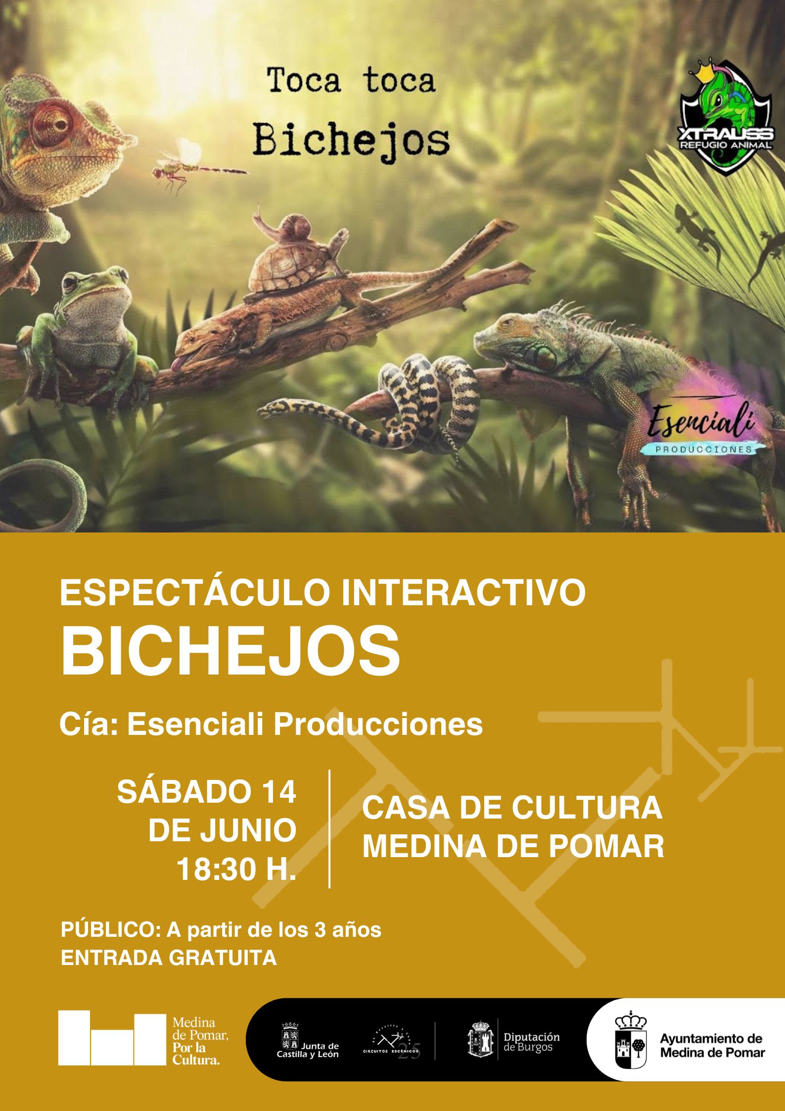 ESPECTÁCULO INTERACTIVO "BICHEJOS"