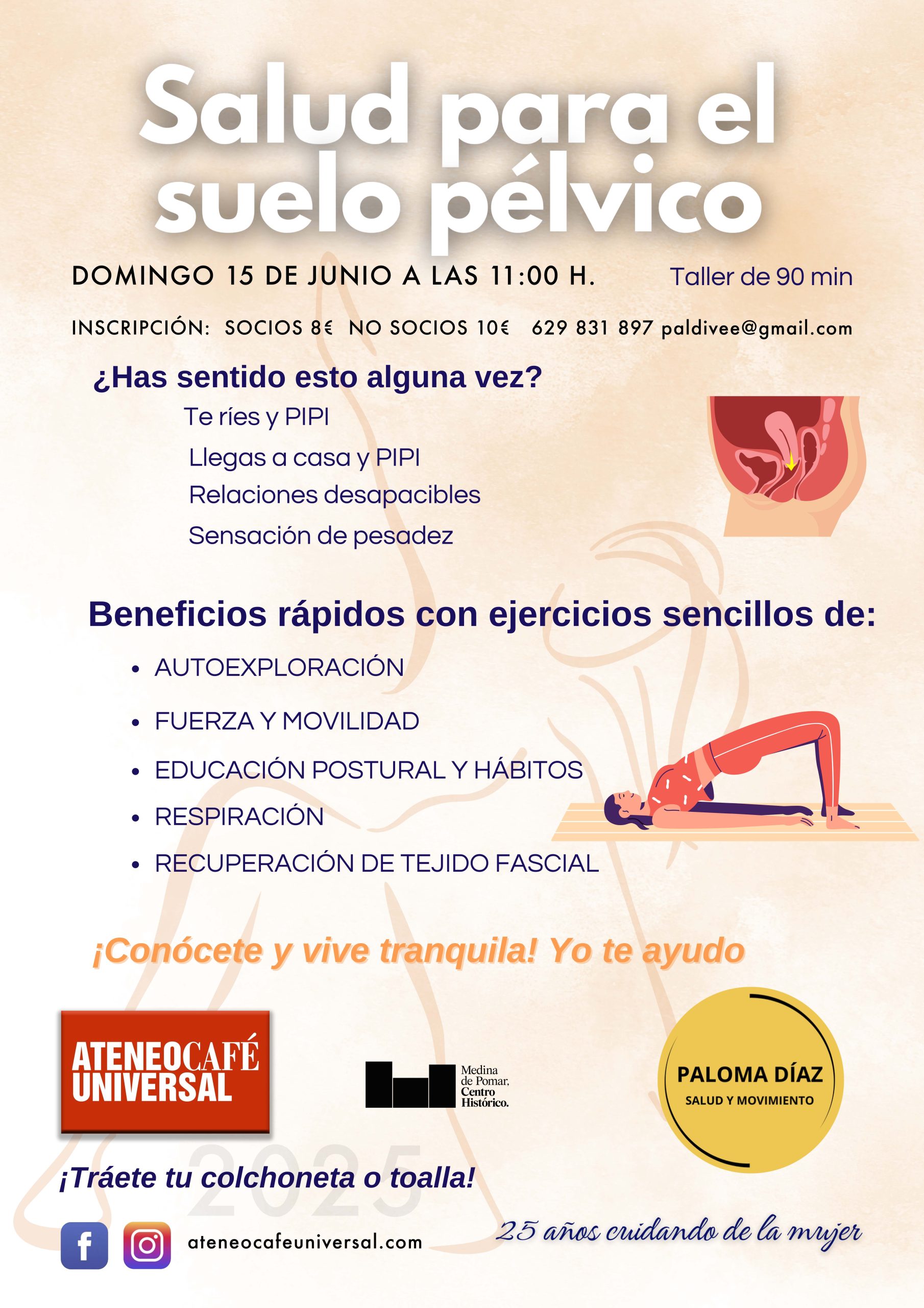 TALLER "SALUD PARA EL SUELO PÉLVICO"