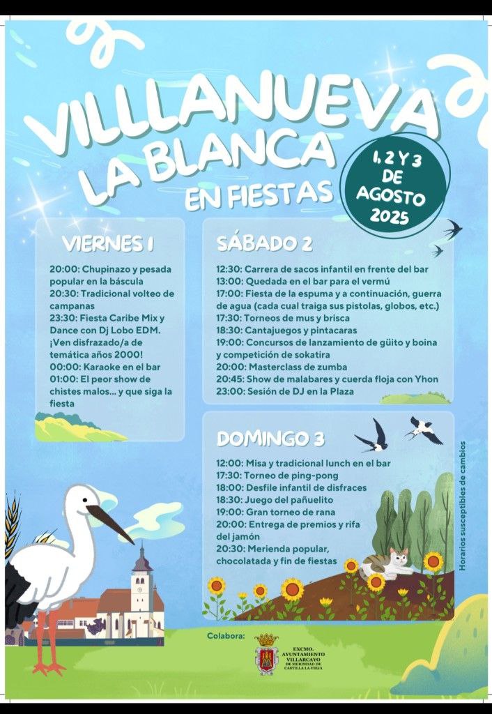 Fiestas Villanueva La Blanca