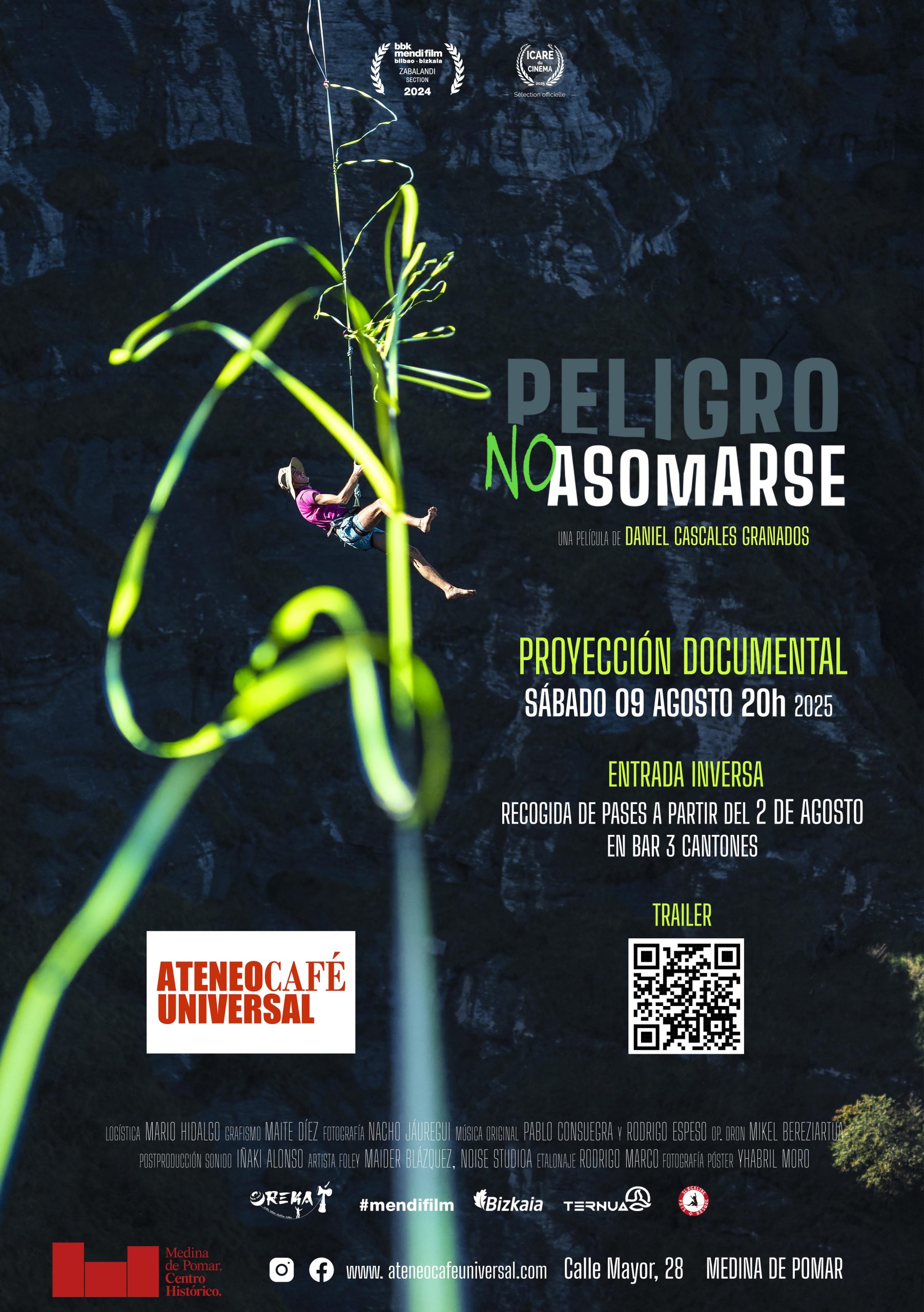 PROYECCIÓN DEL DOCUMENTAL "PELIGRO NO ASOMARSE"