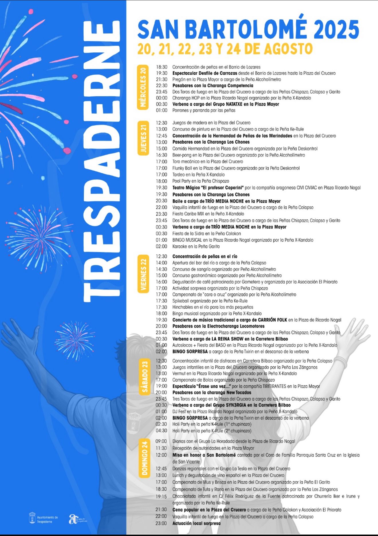 Programa de Fiestas San Bartolomé 2025 Trespaderne