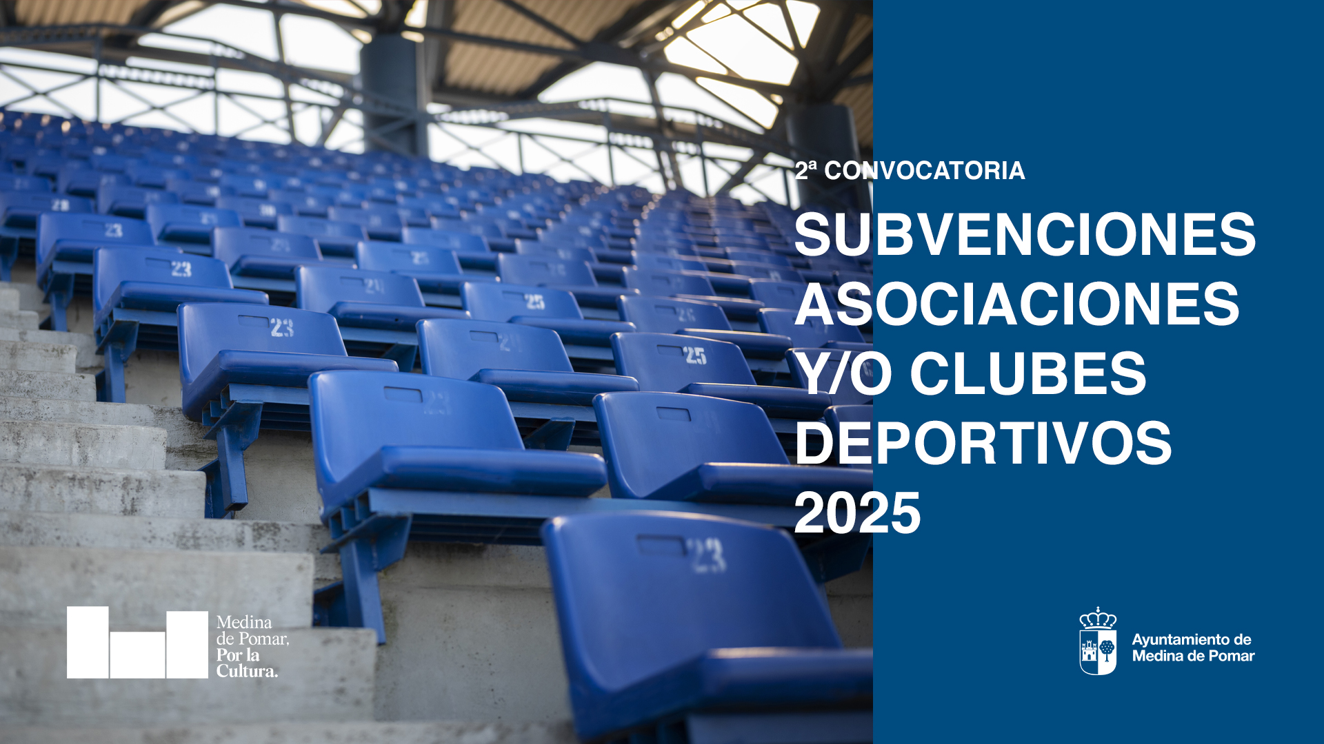 Subvenciones a asociaciones y/o clubes deportivos 2025 (2ª Convocatoria)