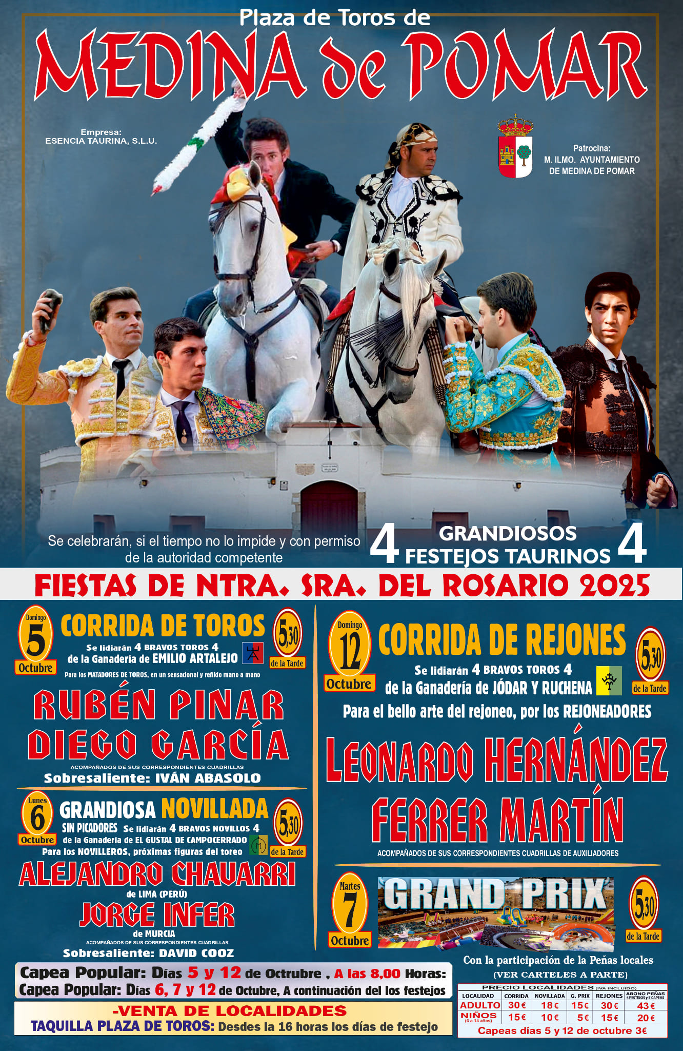 FESTEJOS TAURINOS 2025