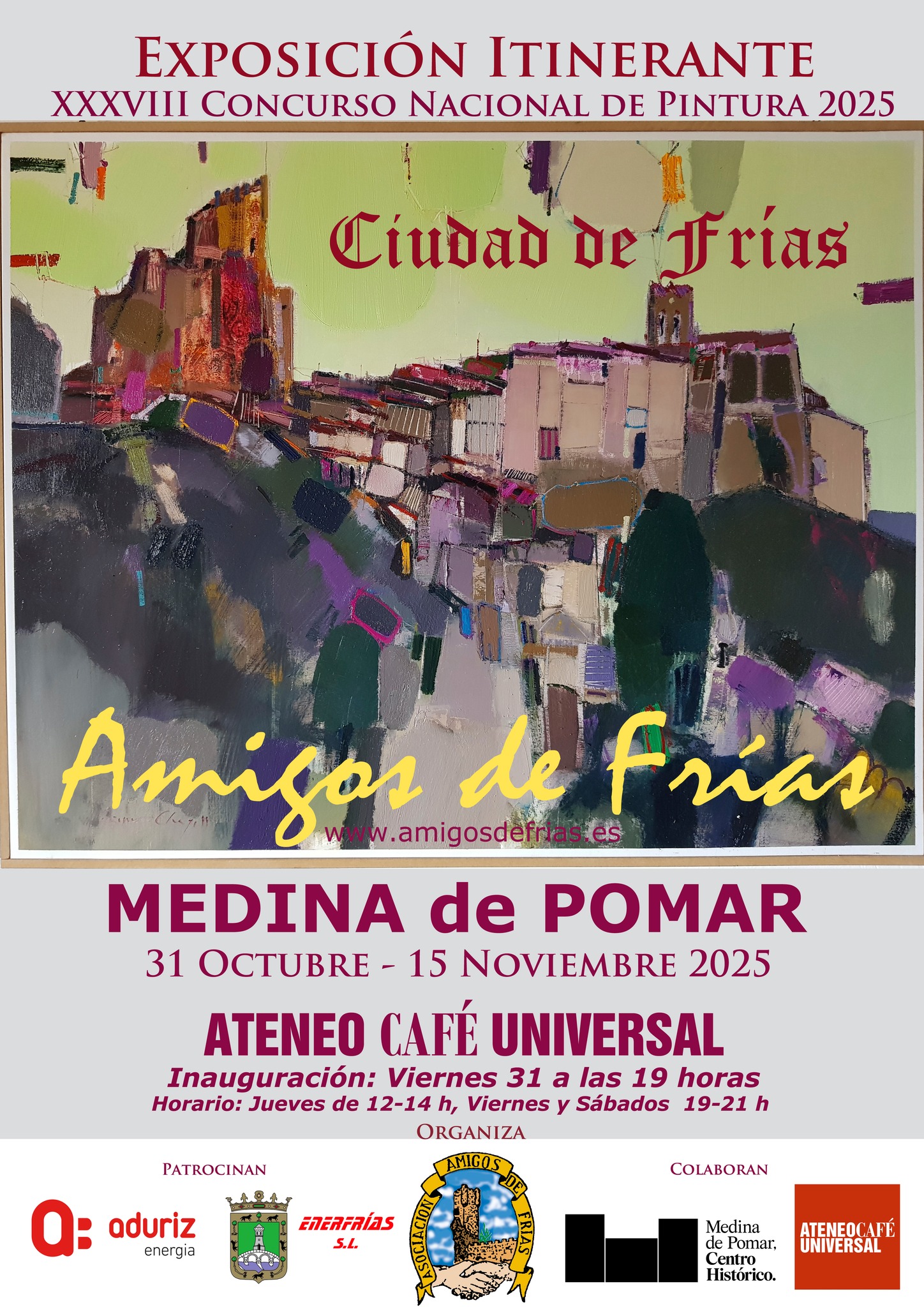 EXPOSICIÓN ITINERANTE "XXXVIII CONCURSO NACIONAL DE PINTURA 2025"