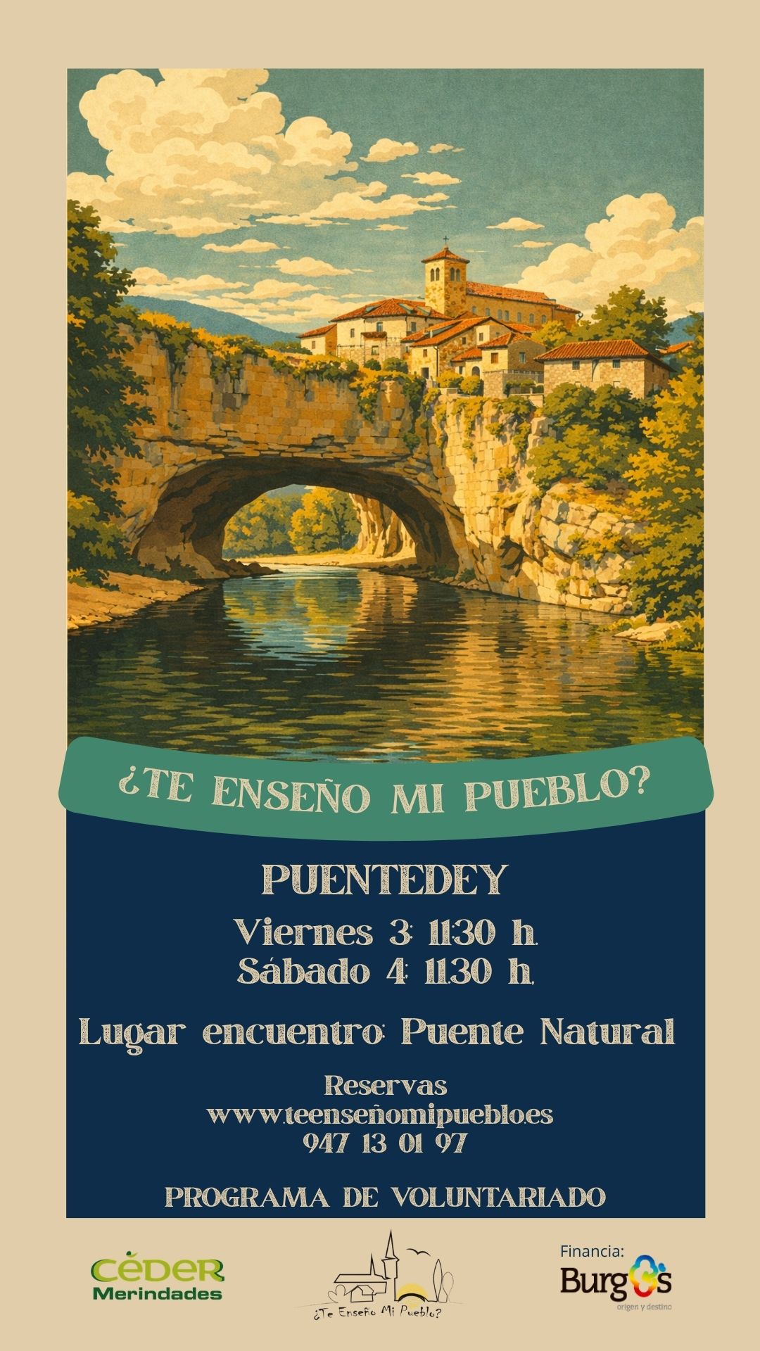 Visita a Puentedey ¿Te enseño mi pueblo?