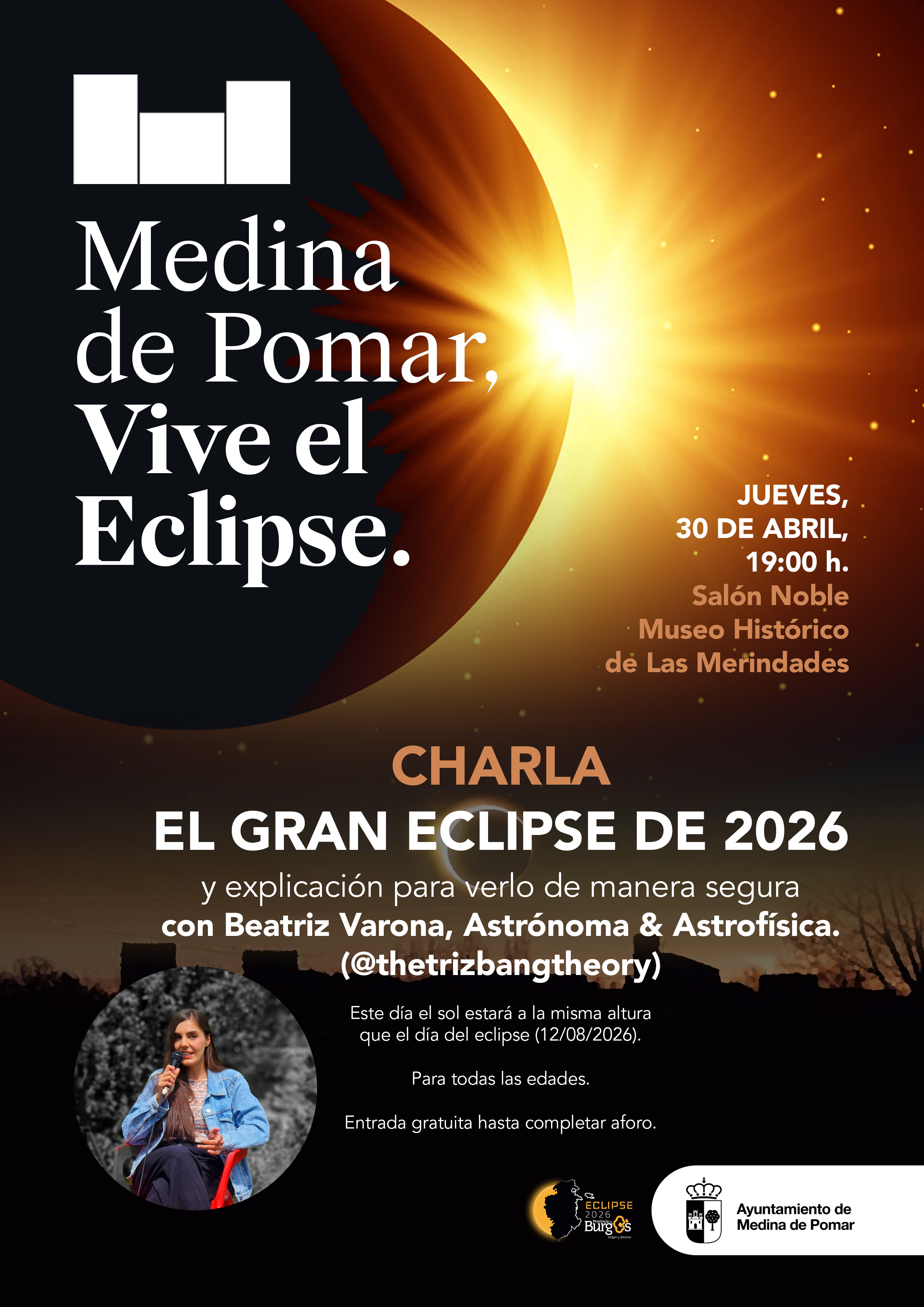 CHARLA EL GRAN ECLIPSE DE 2026