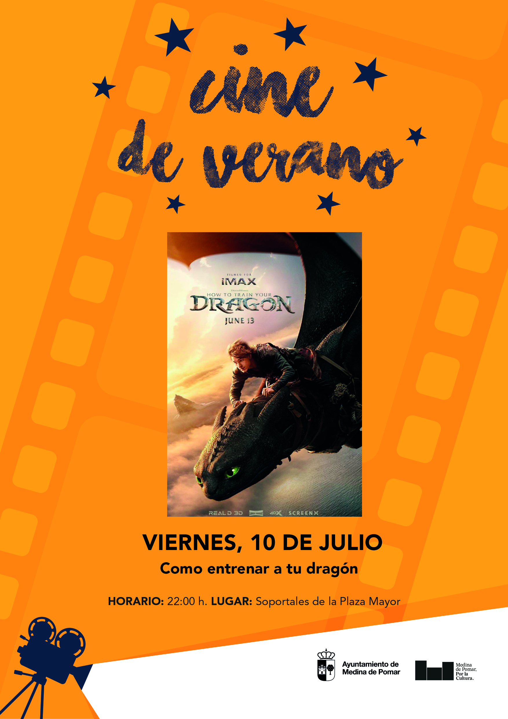 Cine de Verano "Como entrenar a tu dragón".
