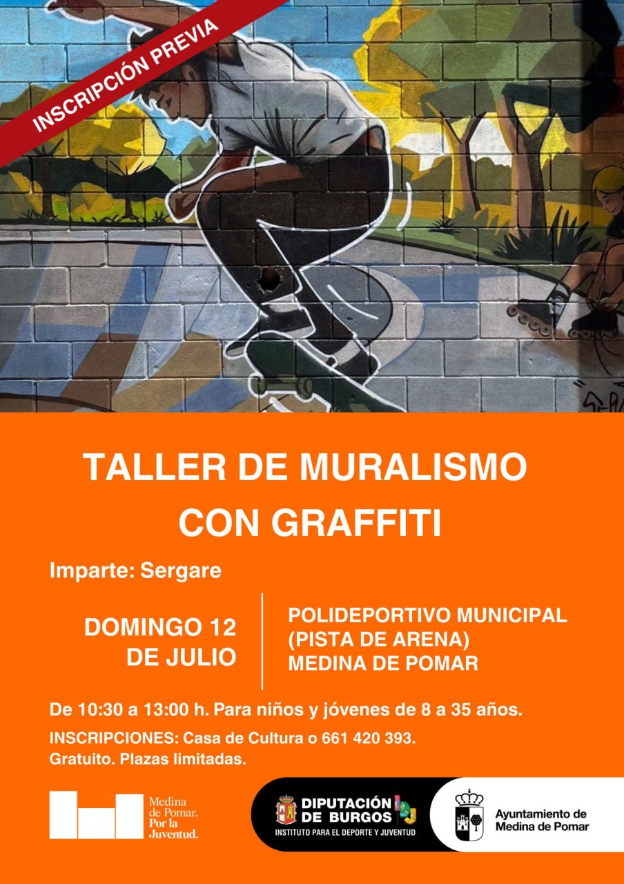 Taller de Muralismo con graffiti.