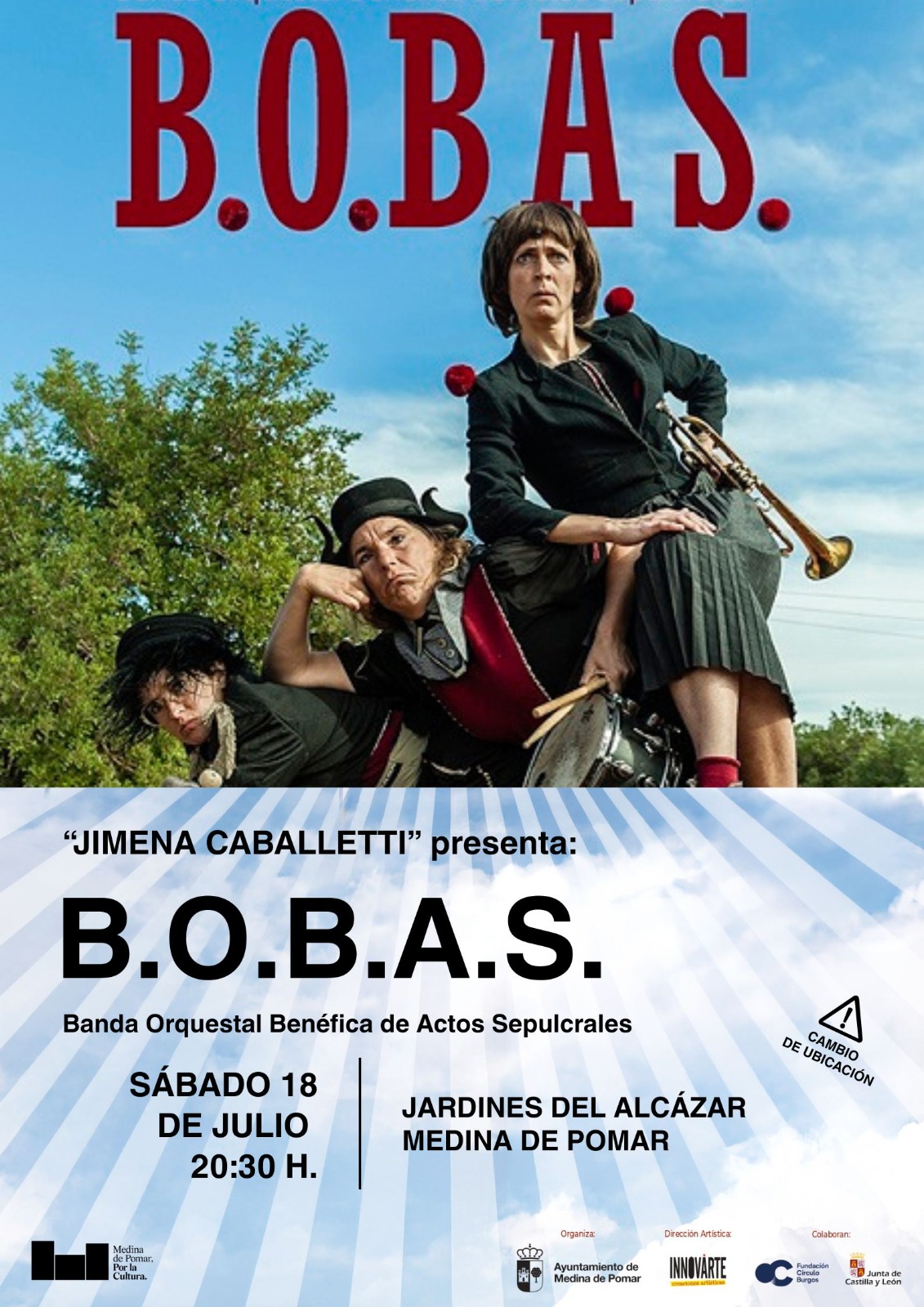 "Jimena Caballetti" presenta: B.O.B.A.S. (Banda Orquestal Benéfica de Actos Sepulcrales).